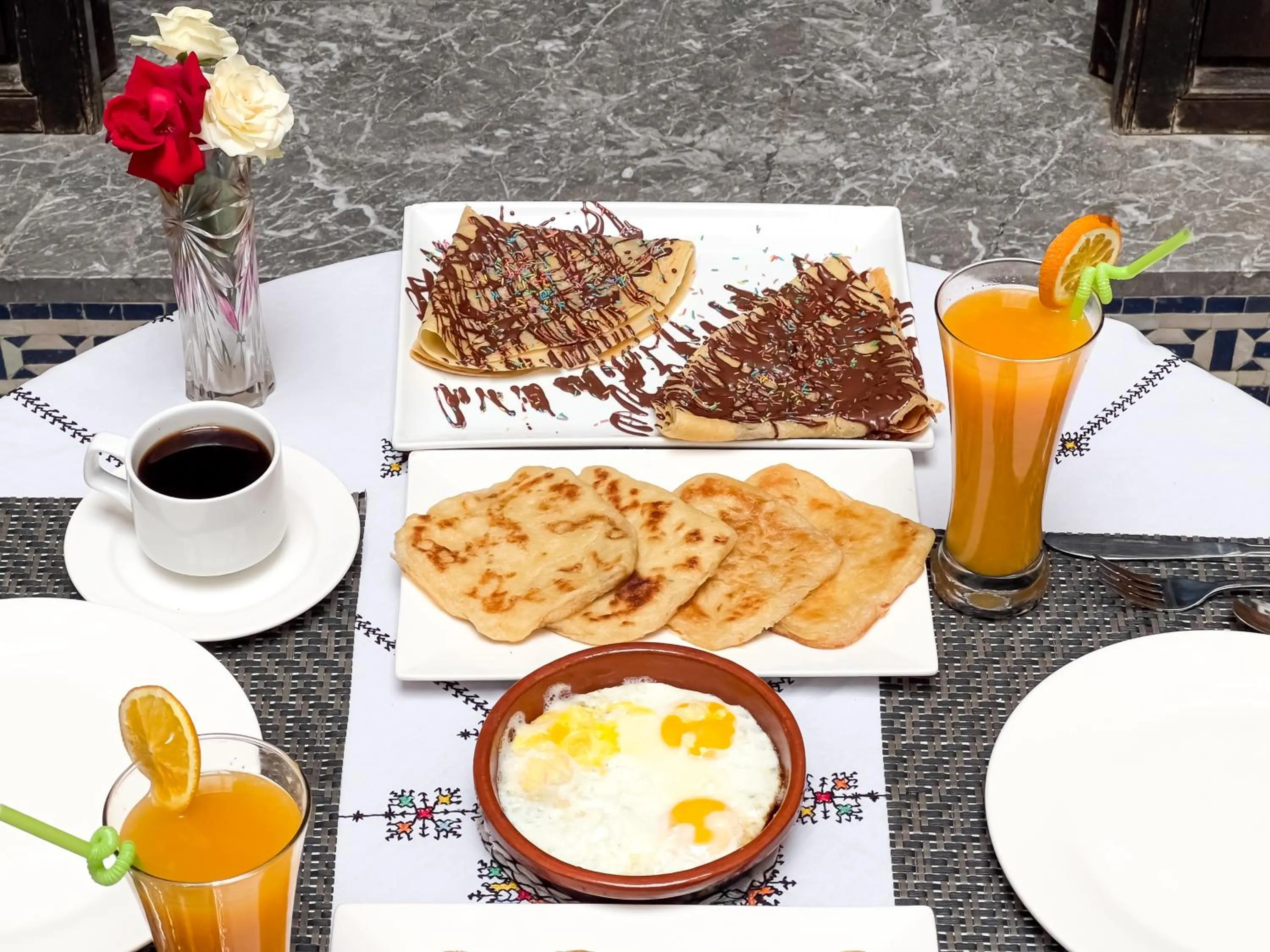 Food in Riad Pacha Palace