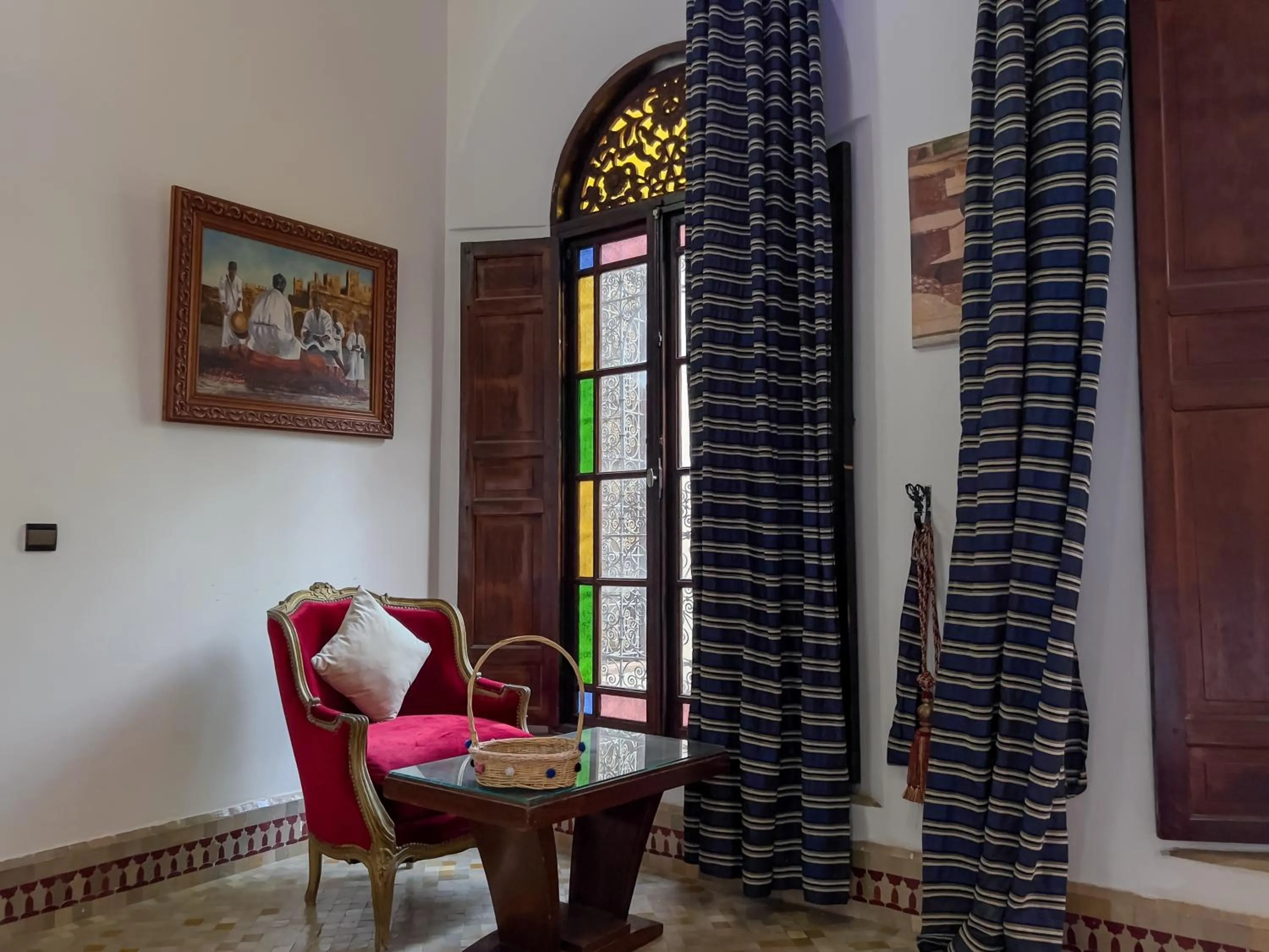 Dining area in Riad Pacha Palace