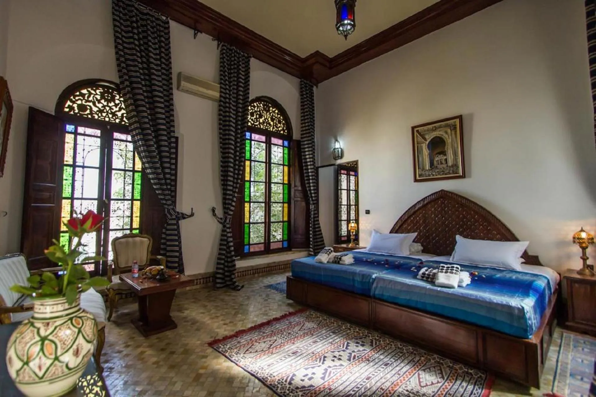 Photo of the whole room, Bed in Riad Pacha Palace