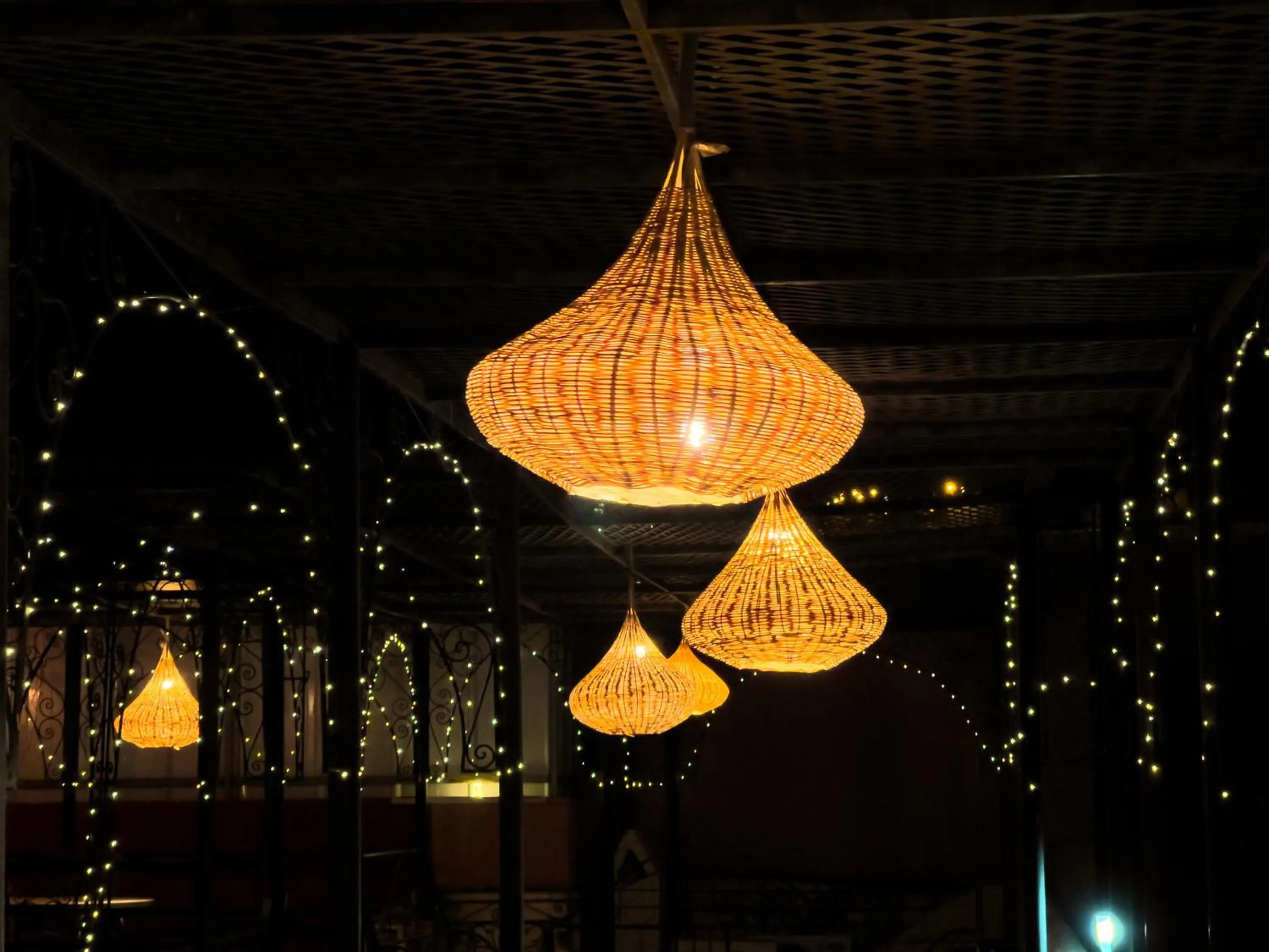 Decorative detail in Riad Pacha Palace