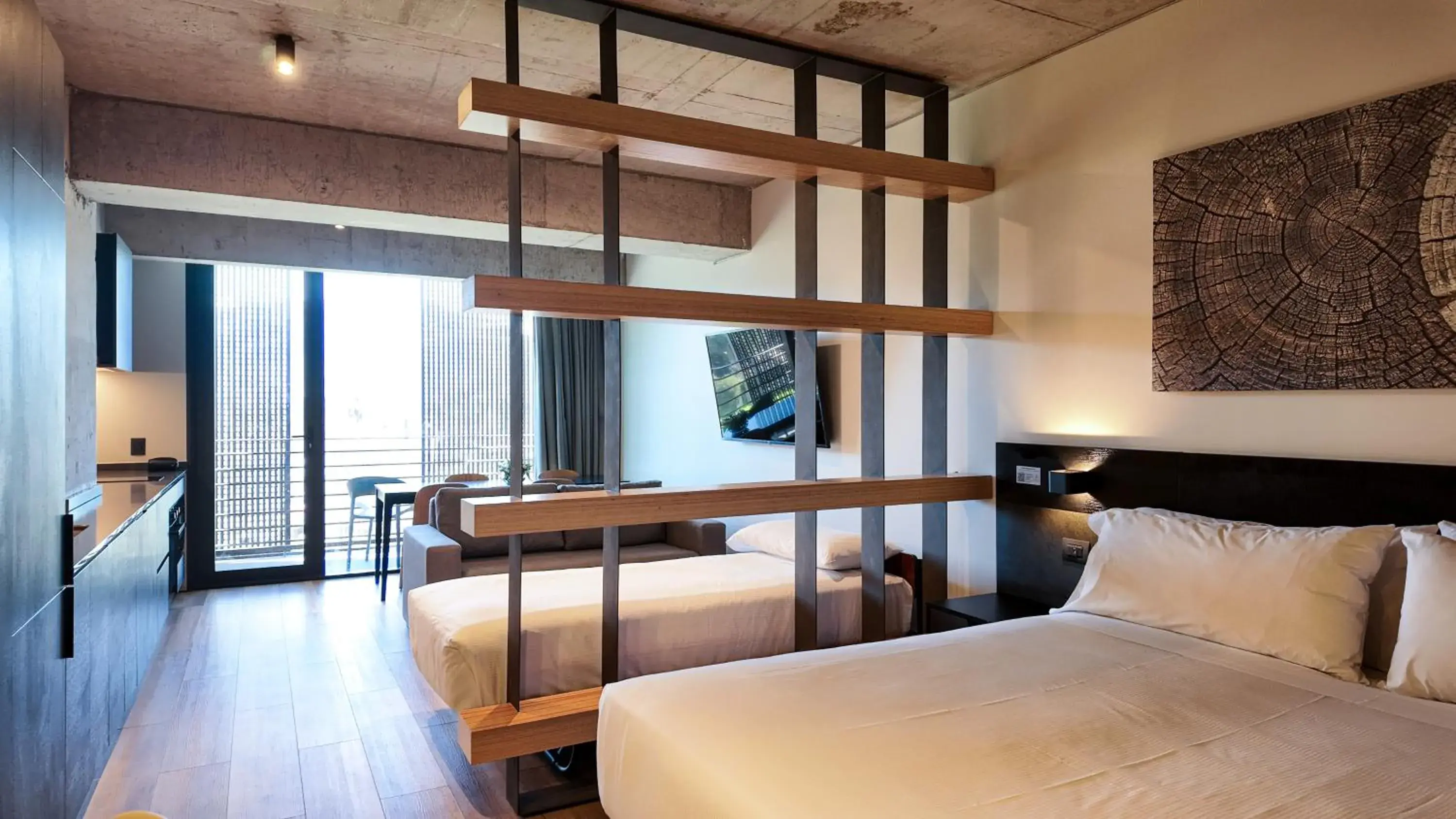 Apartment with Terrace - single occupancy - 1 double bed and 1 single bed in Nucleo Mayor Apart Apartment with Terrace - single occupancy - 1 double bed and 1 single bed in Nucleo Mayor Apart