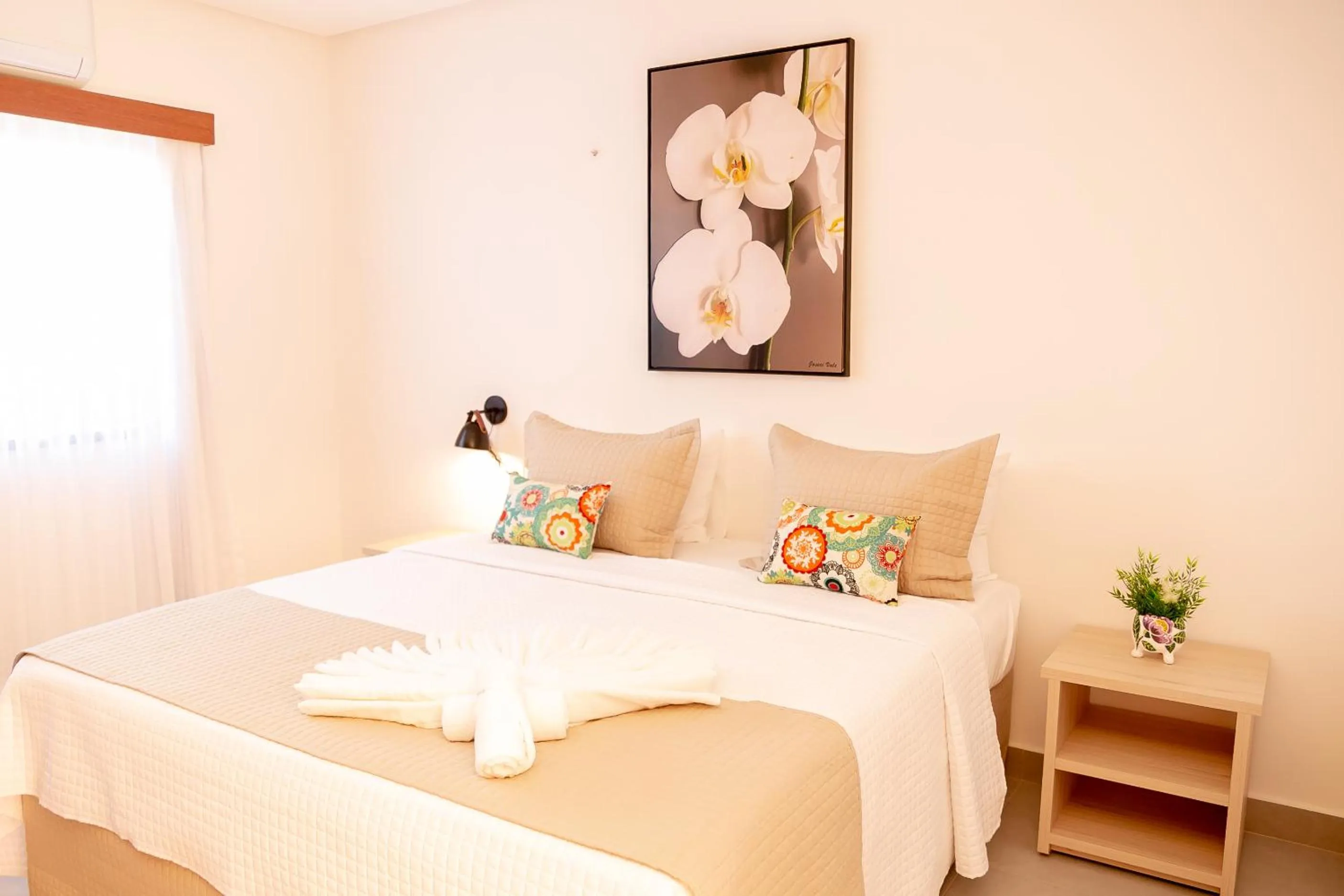 Bed in Pousada das Flores