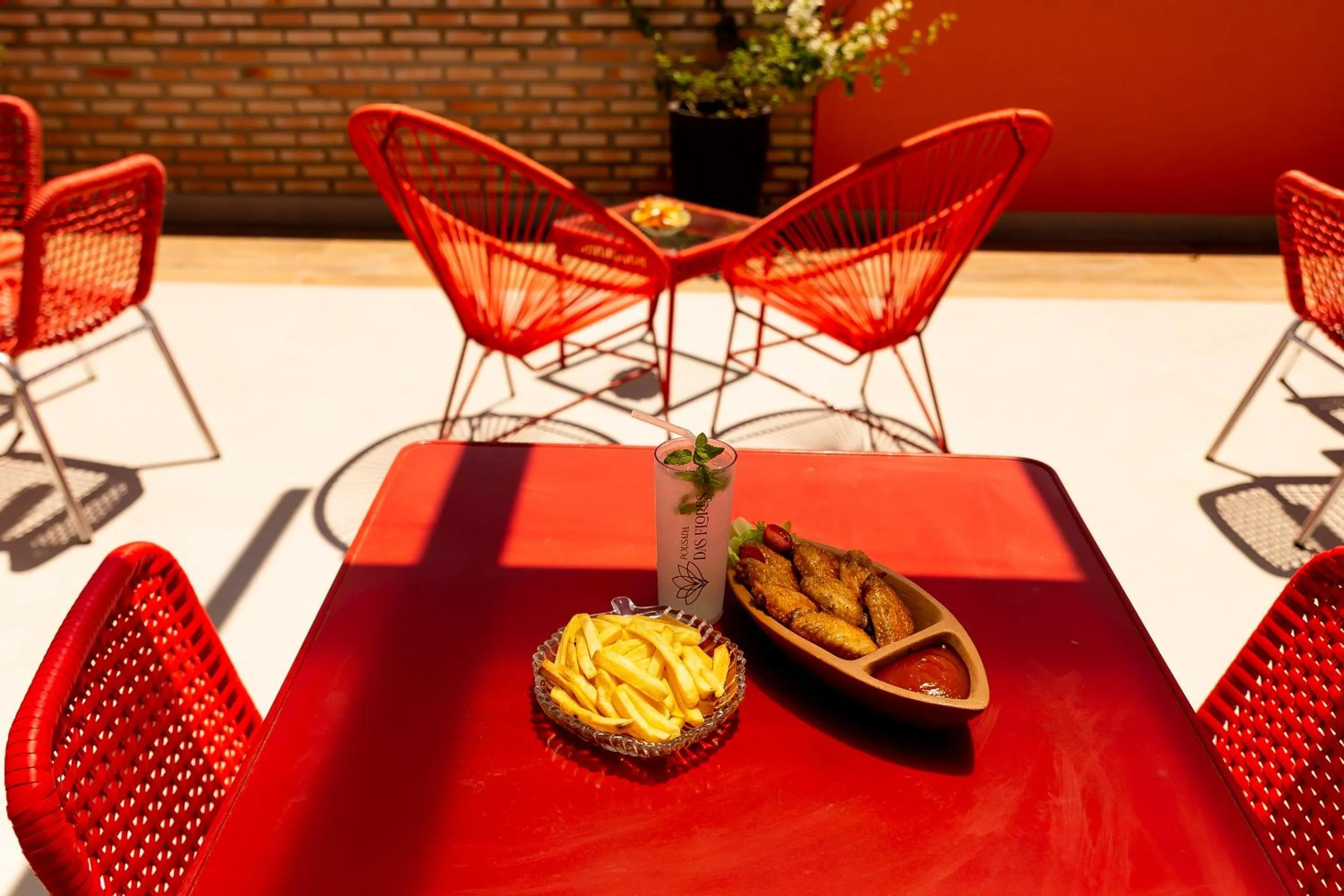 Patio in Pousada das Flores