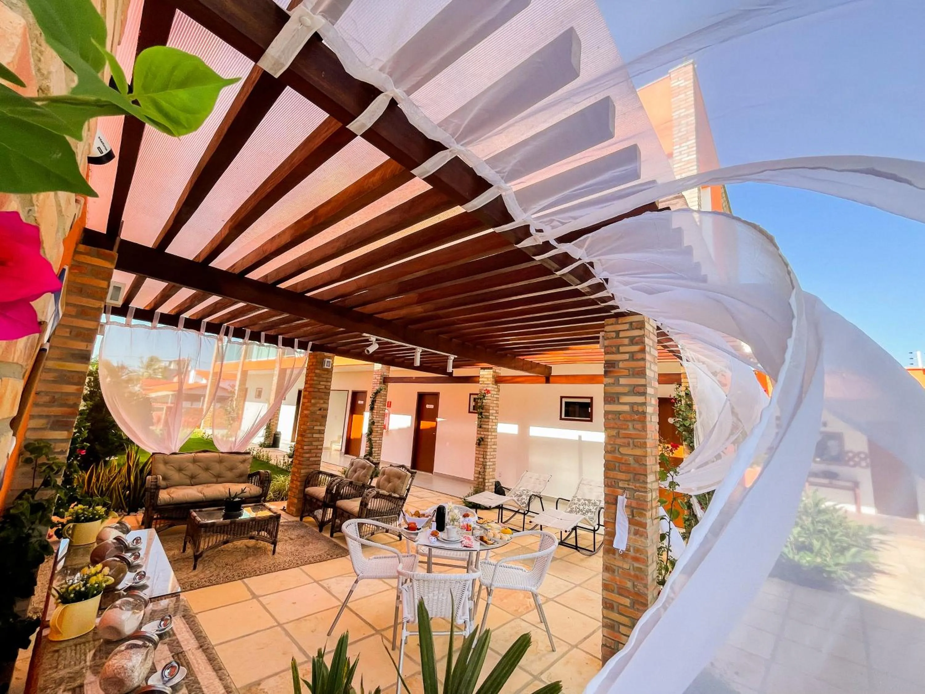 Patio in Pousada das Flores