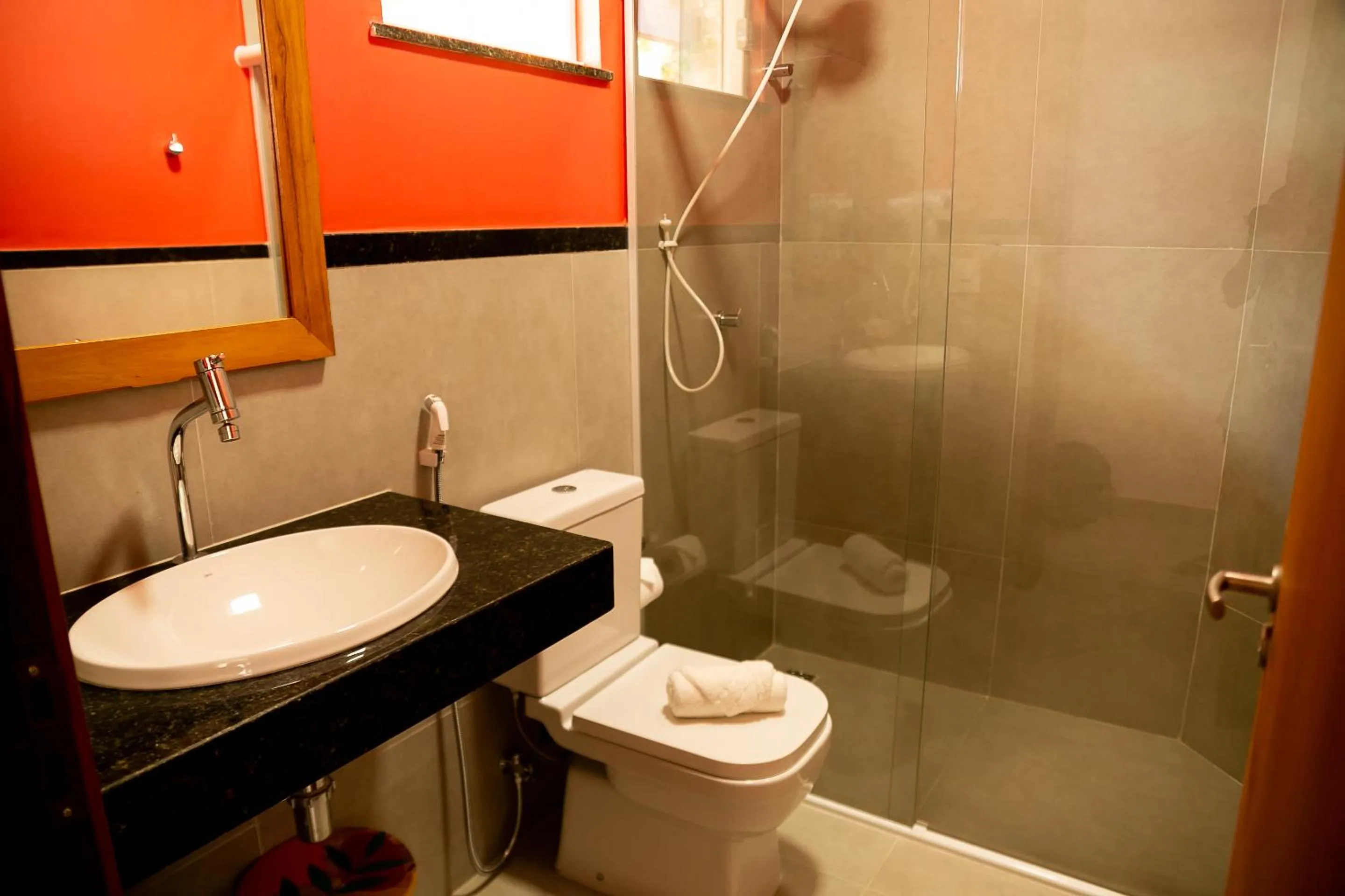 Bathroom in Pousada das Flores