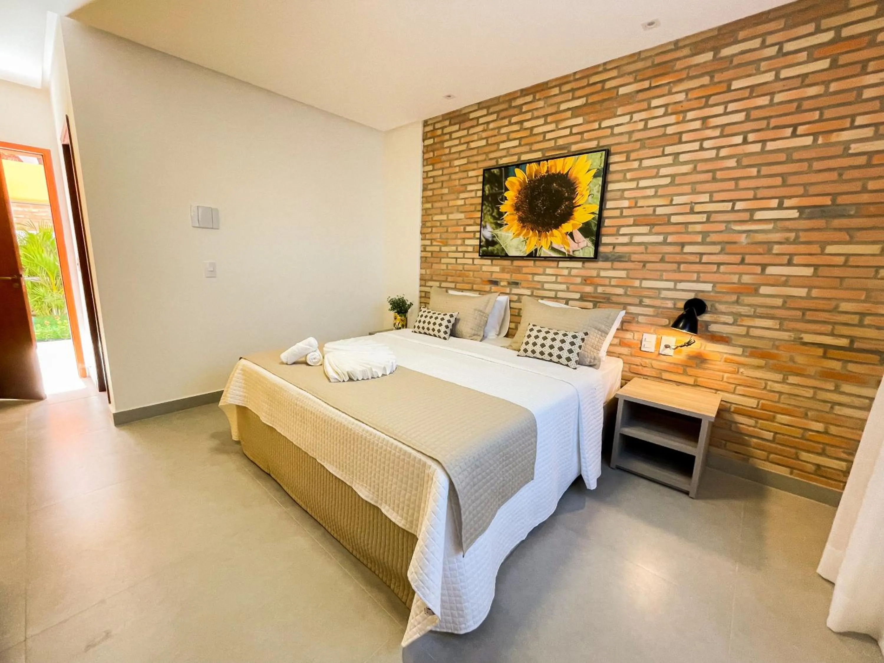 Bed in Pousada das Flores