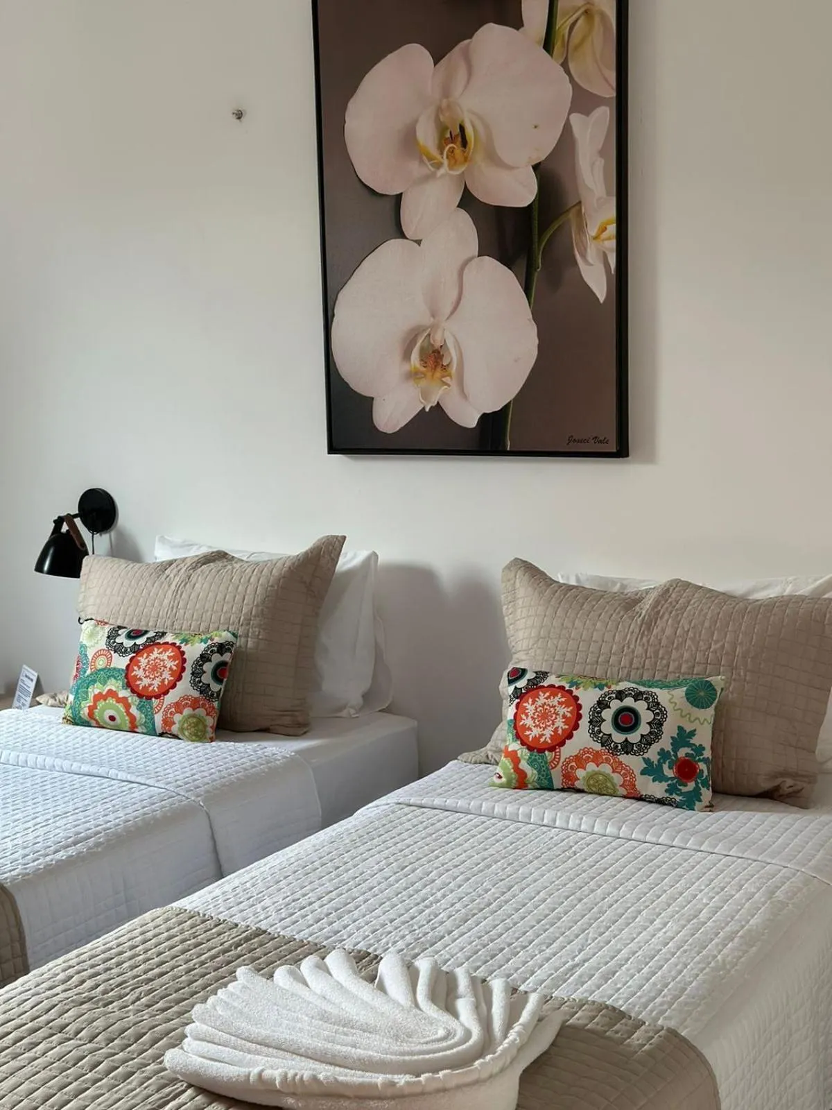 Bed in Pousada das Flores