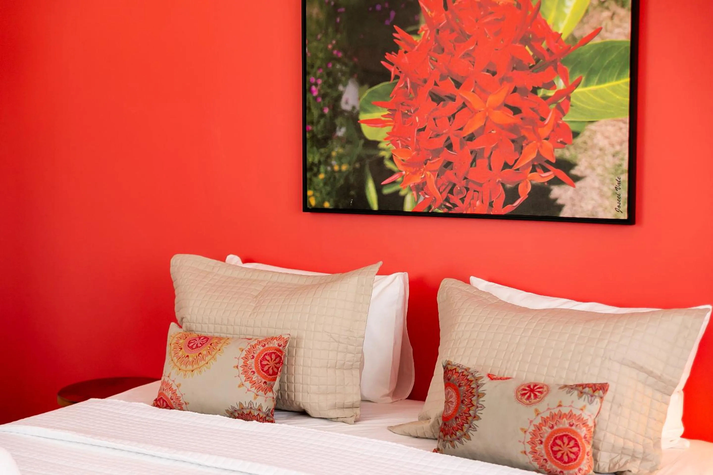 Bed in Pousada das Flores