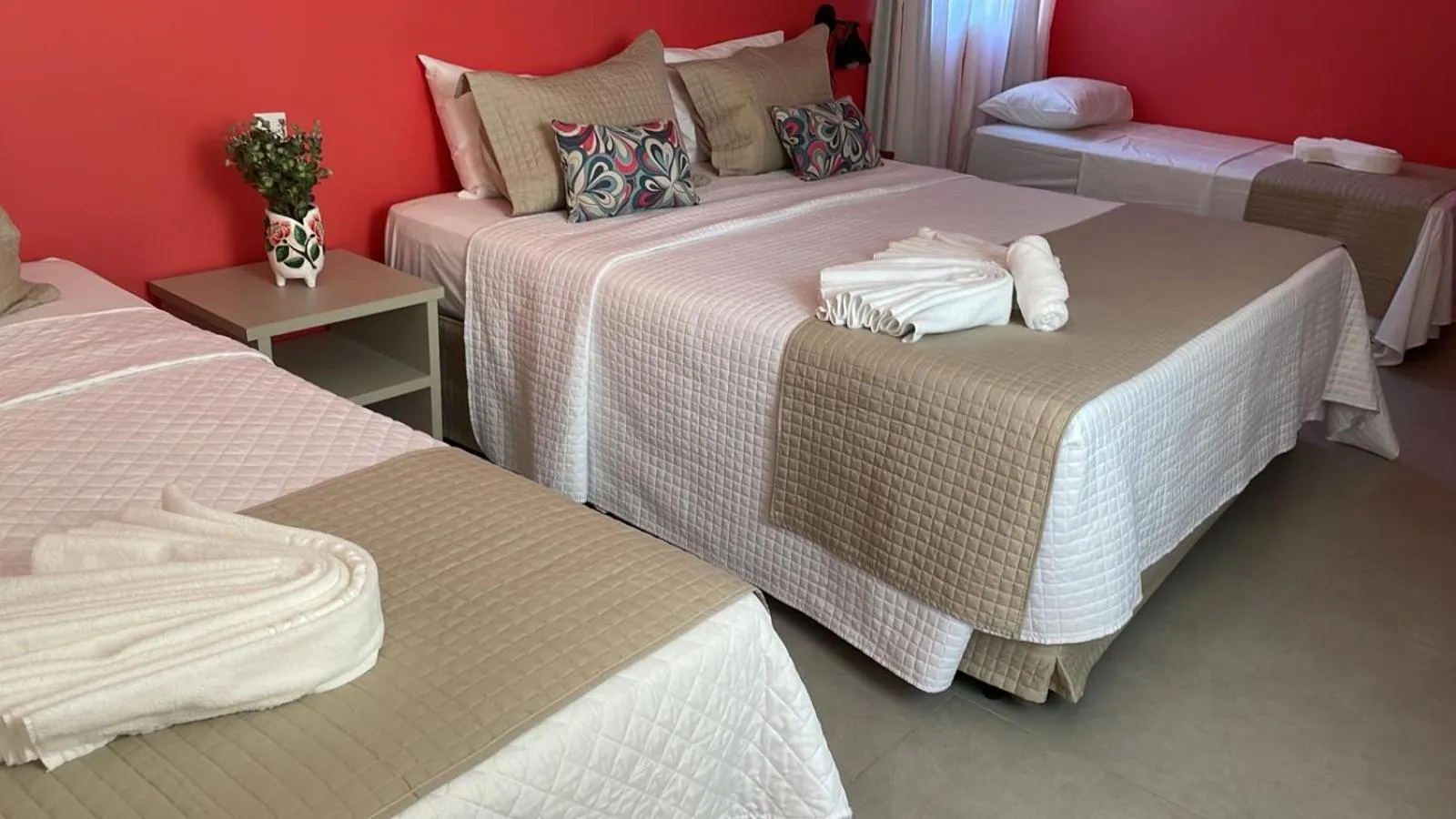 Bed in Pousada das Flores