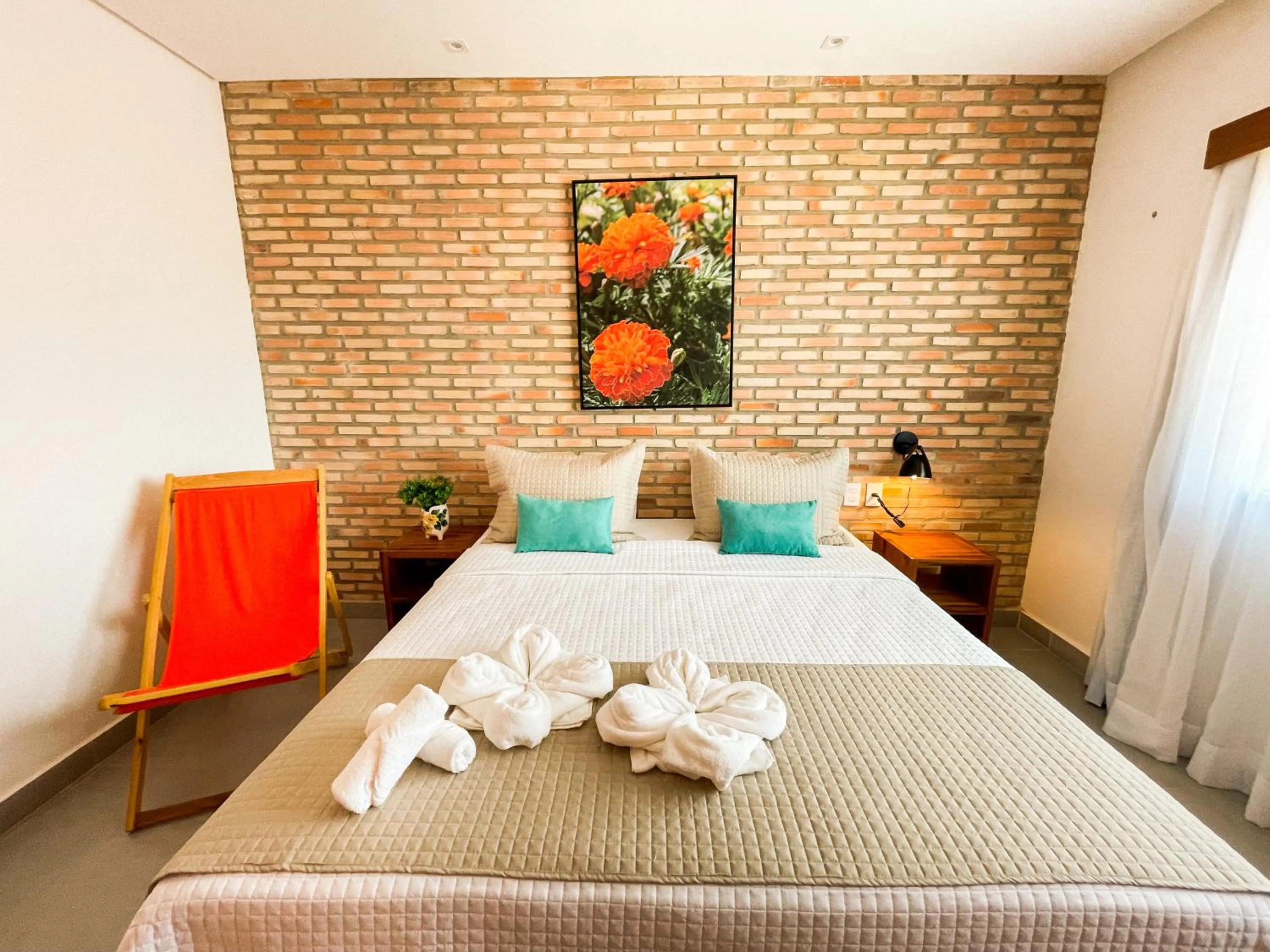 Bedroom, Bed in Pousada das Flores