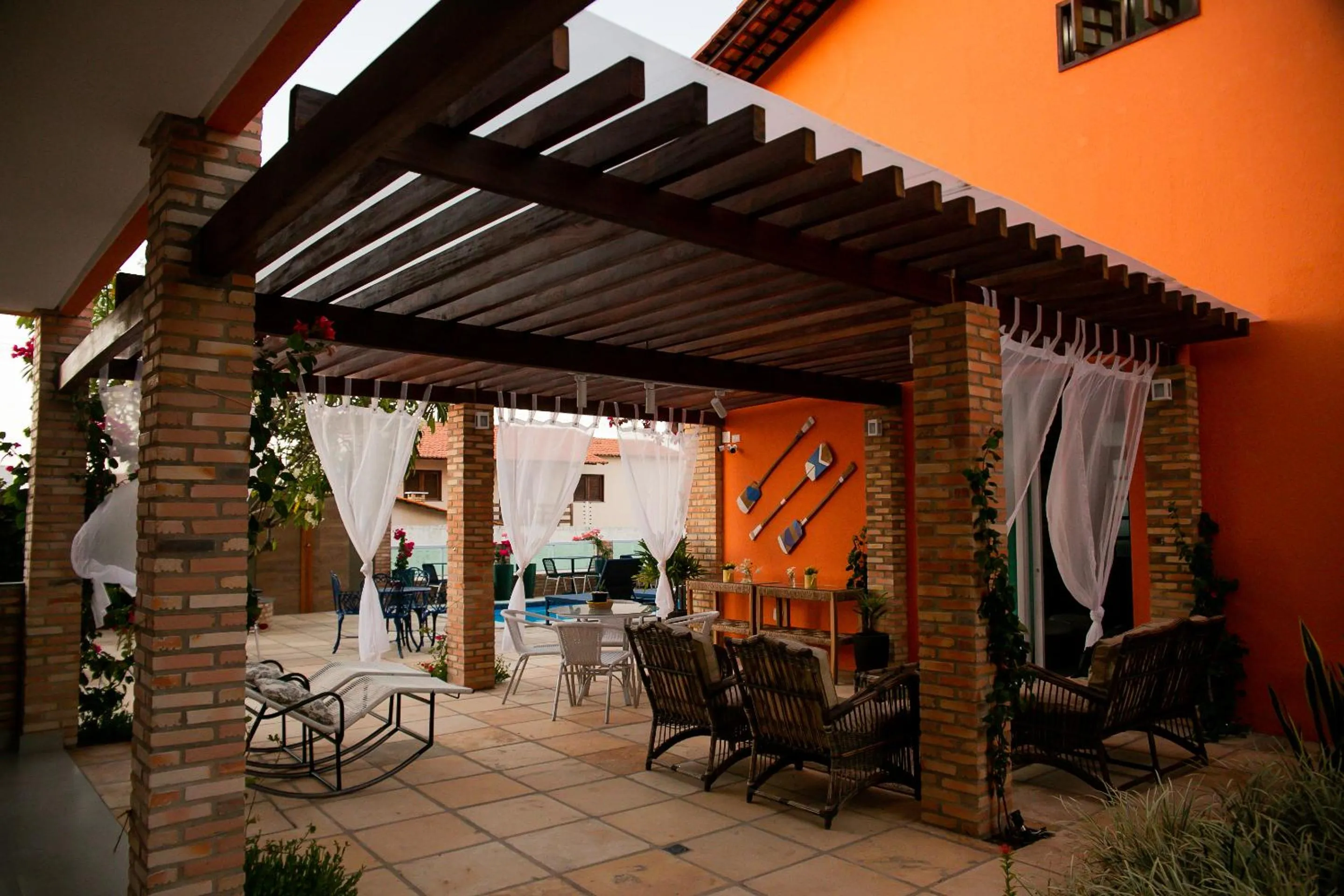 Patio in Pousada das Flores