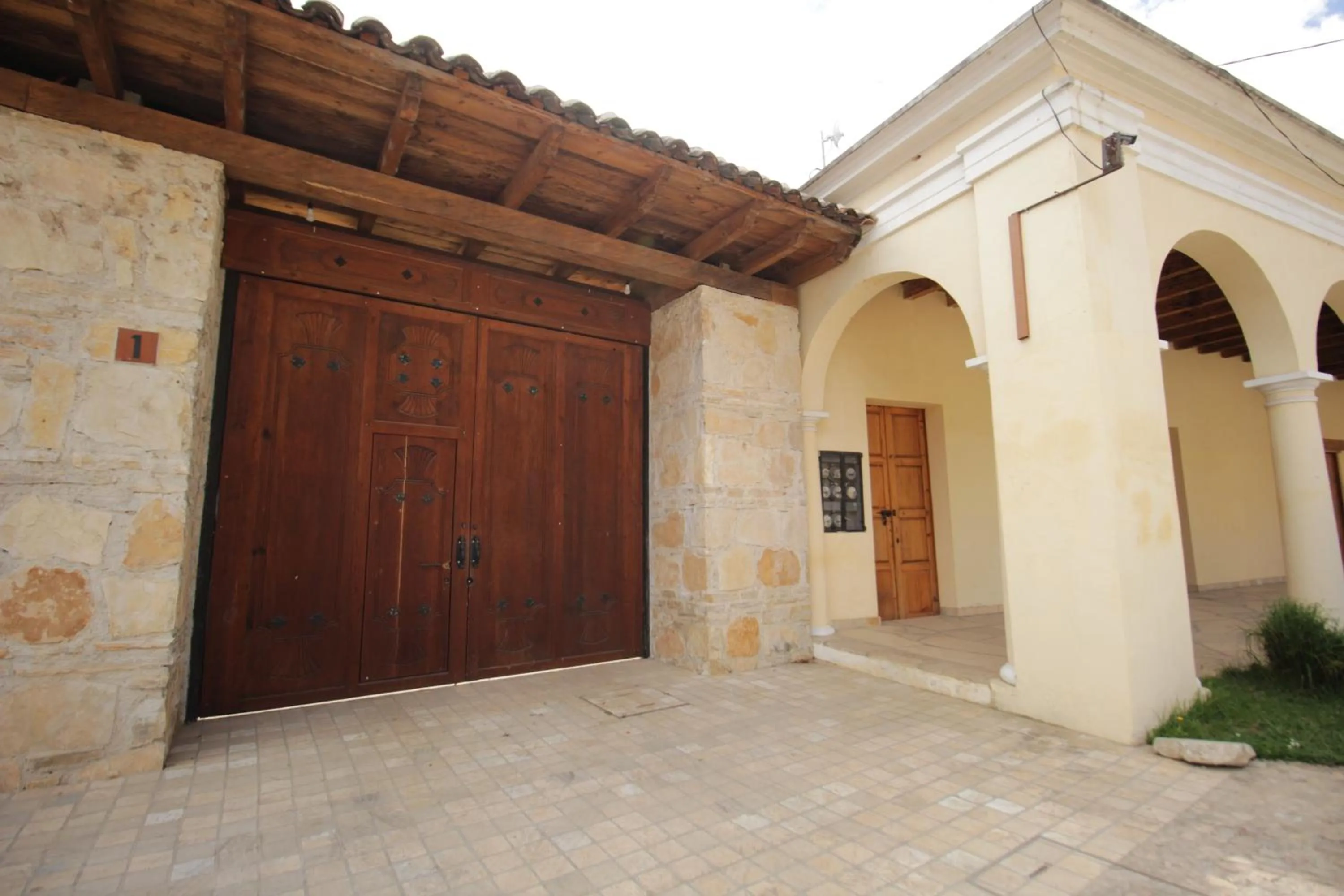 Facade/entrance in Hacienda Molino Santo Domingo