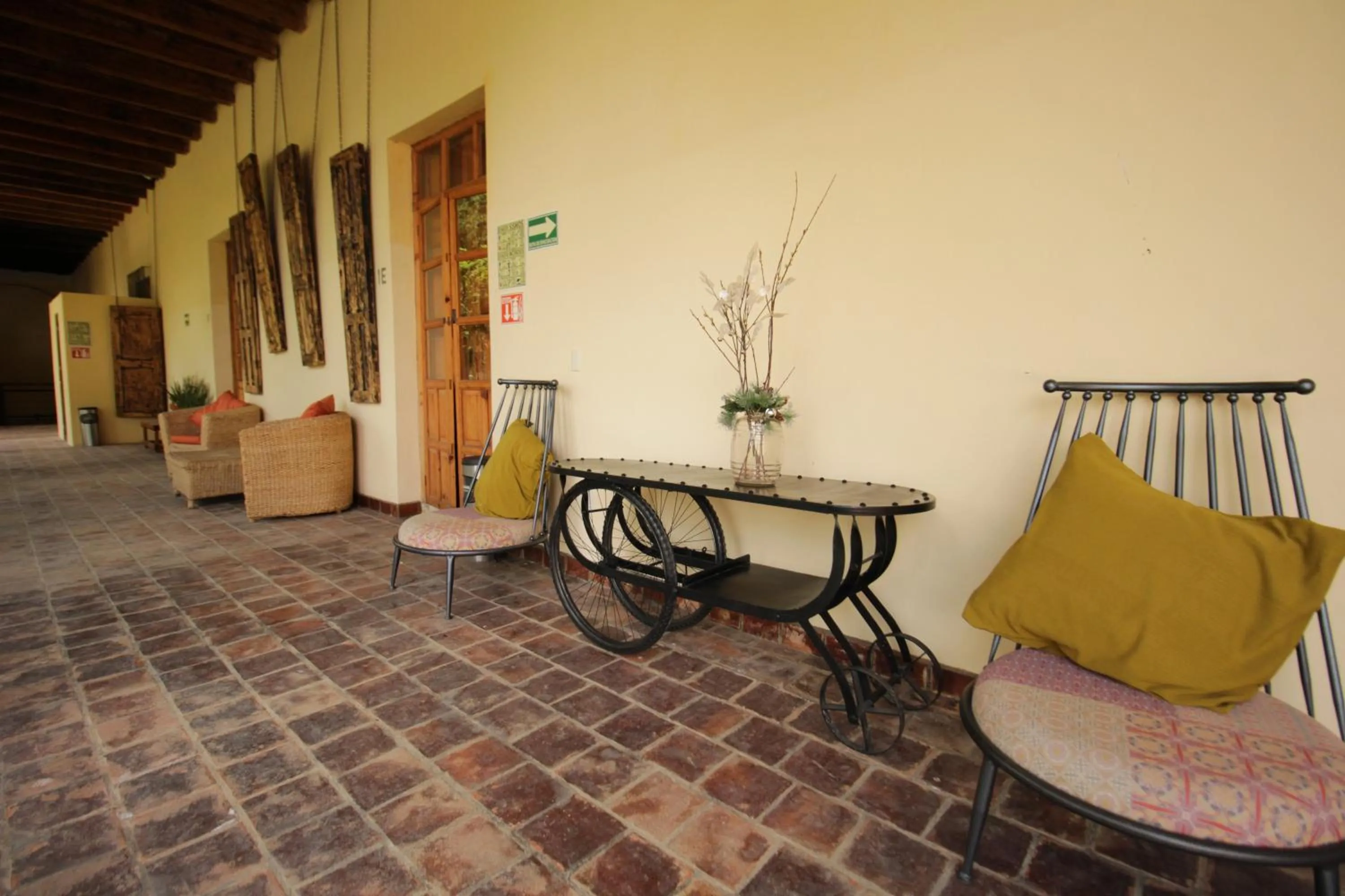 Patio in Hacienda Molino Santo Domingo