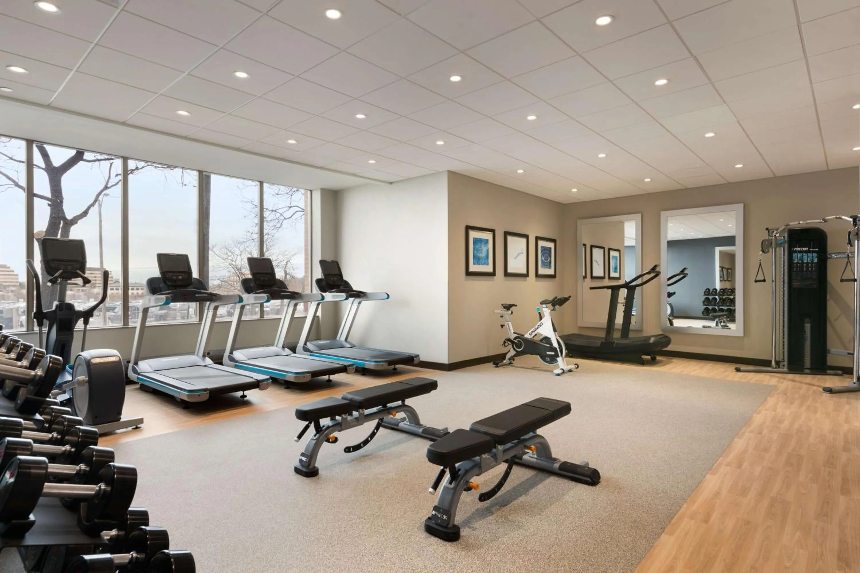 Fitness centre/facilities in Embassy Suites By Hilton Toronto Airport