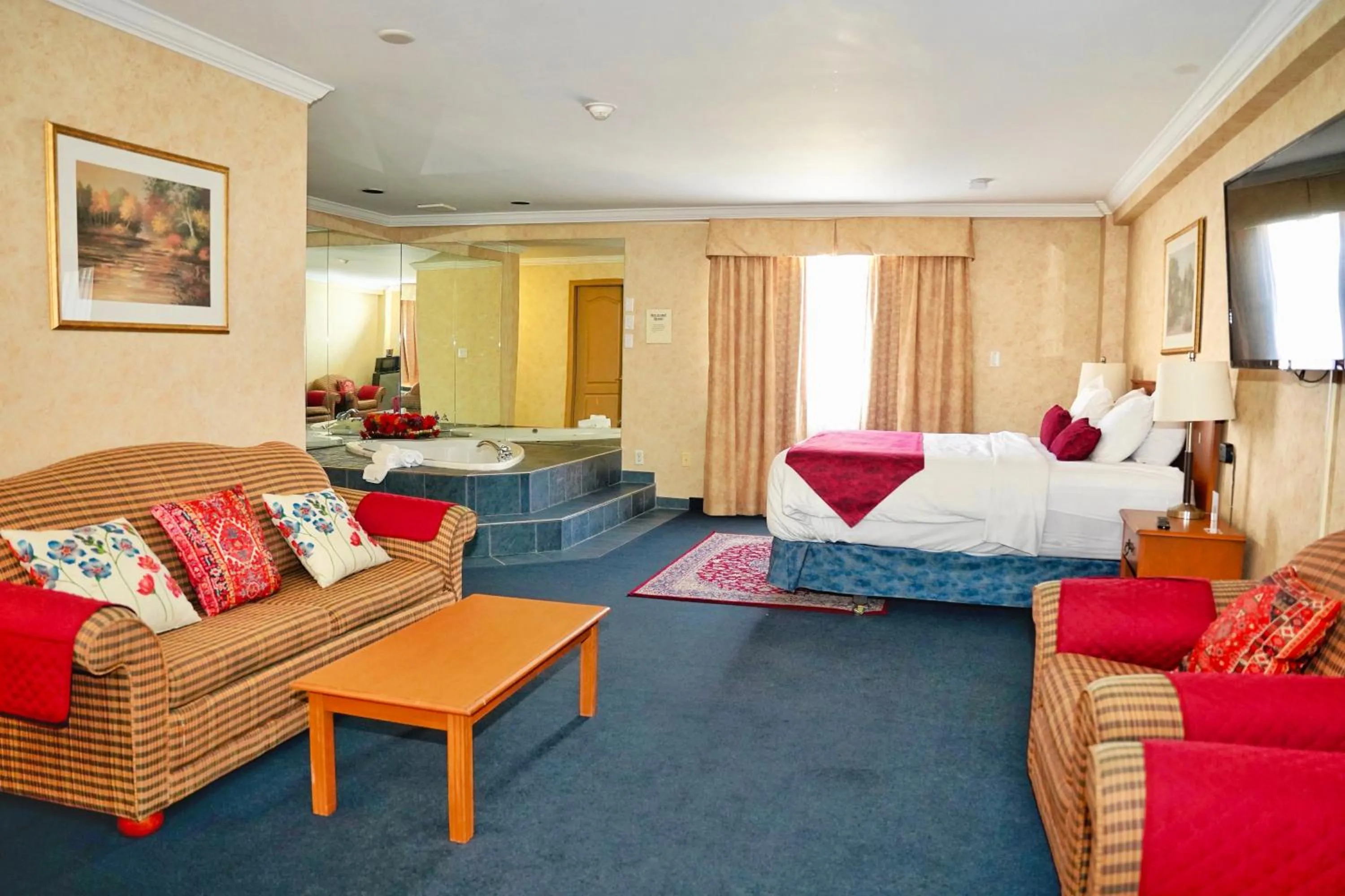 Bed in The Glengate Hotel & Suites