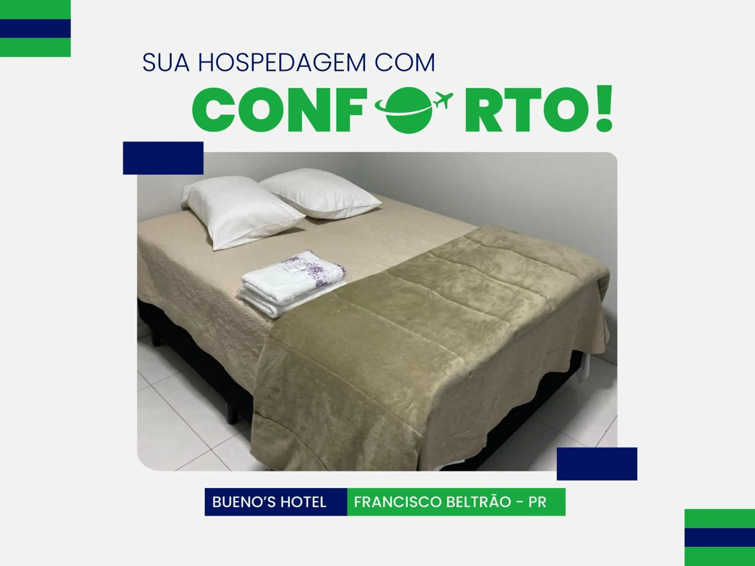 Double Room in Bueno's Hotel Francisco Beltrão Double Room in Bueno's Hotel Francisco Beltrão