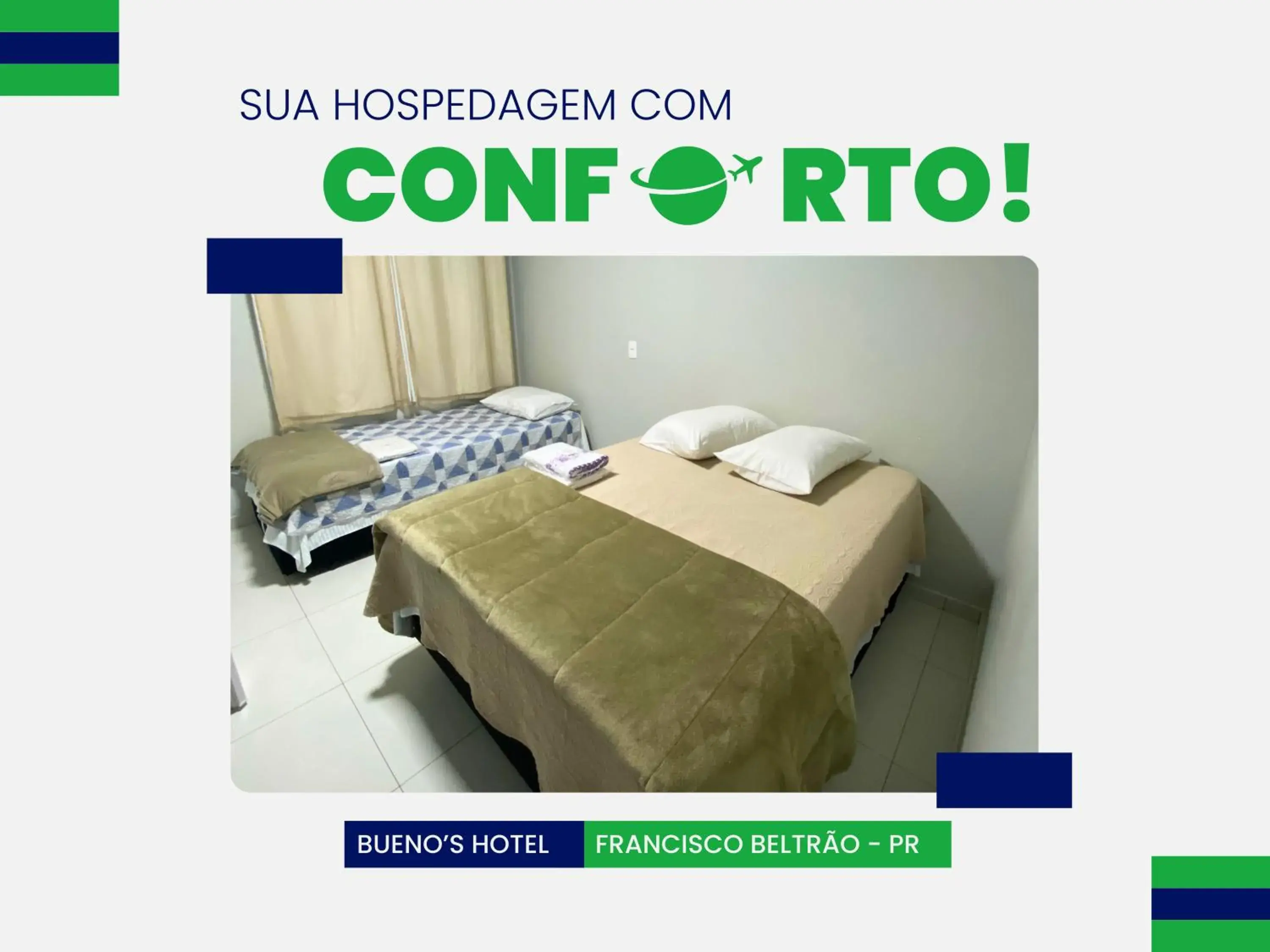 Family Room in Bueno's Hotel Francisco Beltrão Family Room in Bueno's Hotel Francisco Beltrão