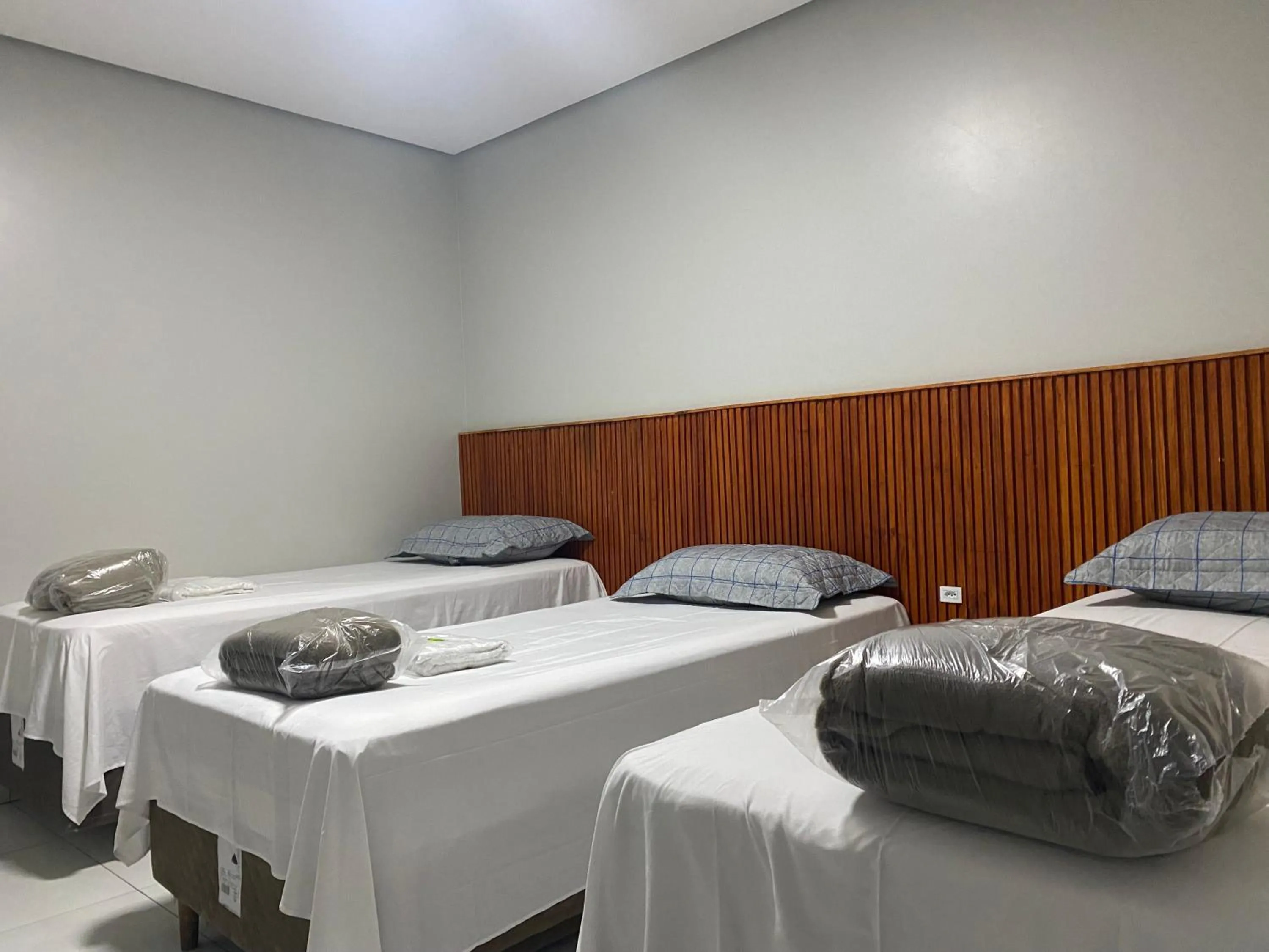 Bed in Bueno's Hotel Francisco Beltrão