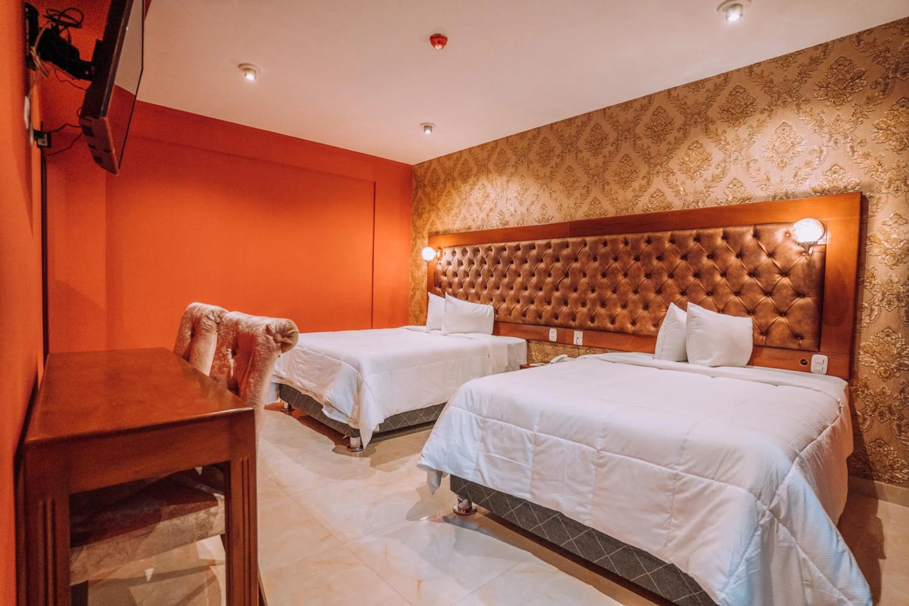 Bed in Lima Central Design Hotel Spa & Club