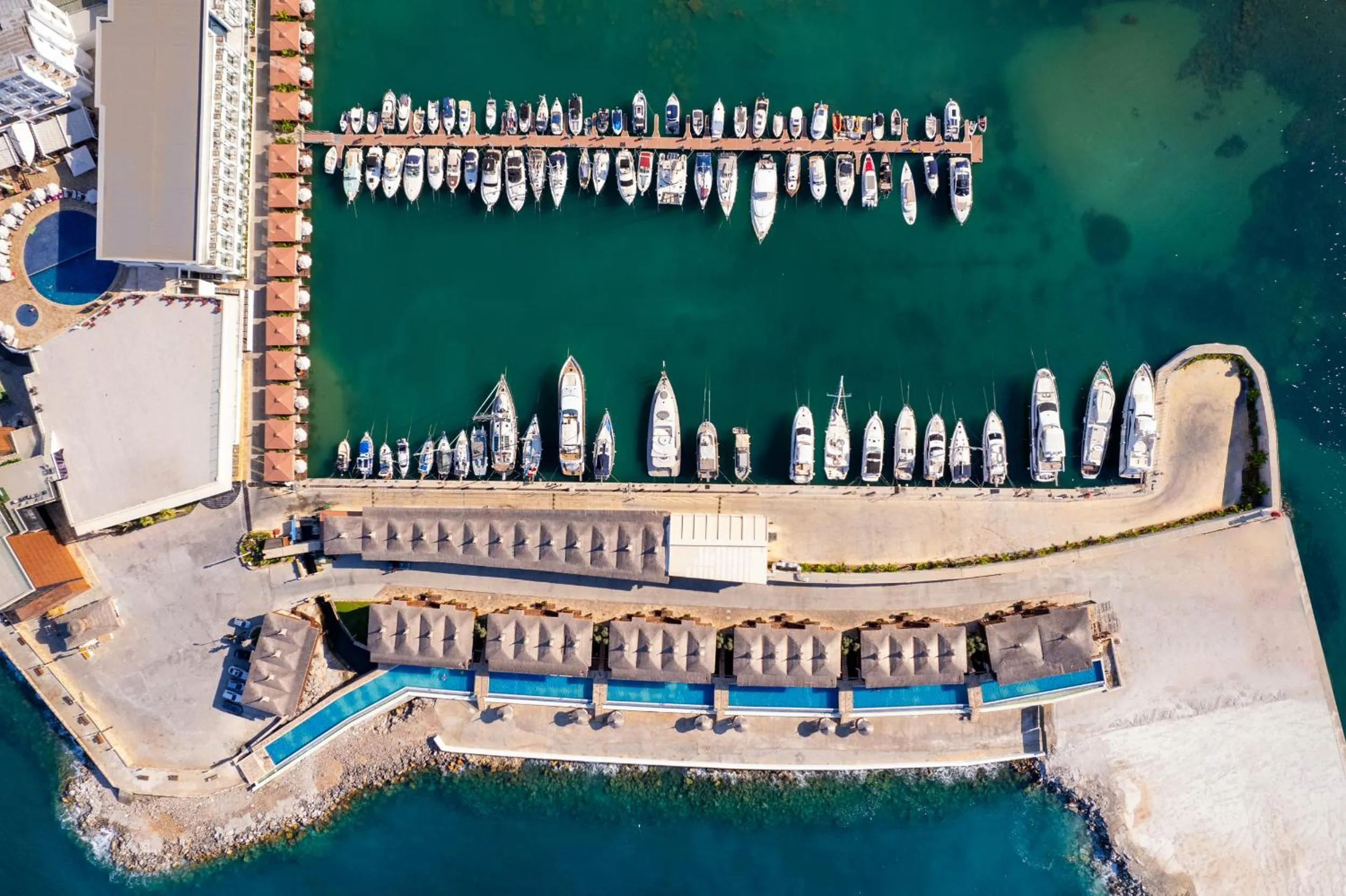 Bird's eye view in Les Ambassadeurs Hotel Casino&Marina