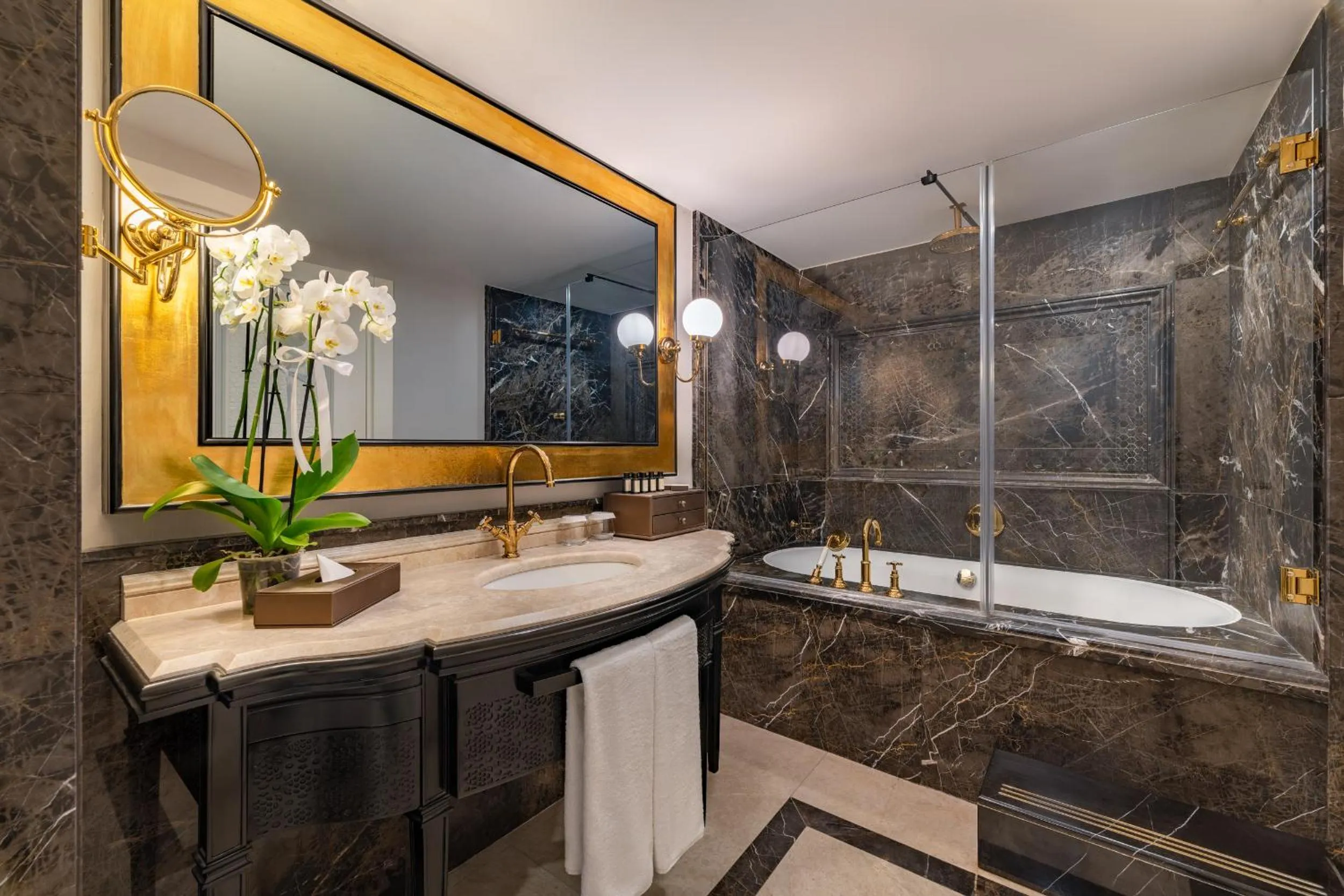 Bathroom in Les Ambassadeurs Hotel Casino&Marina