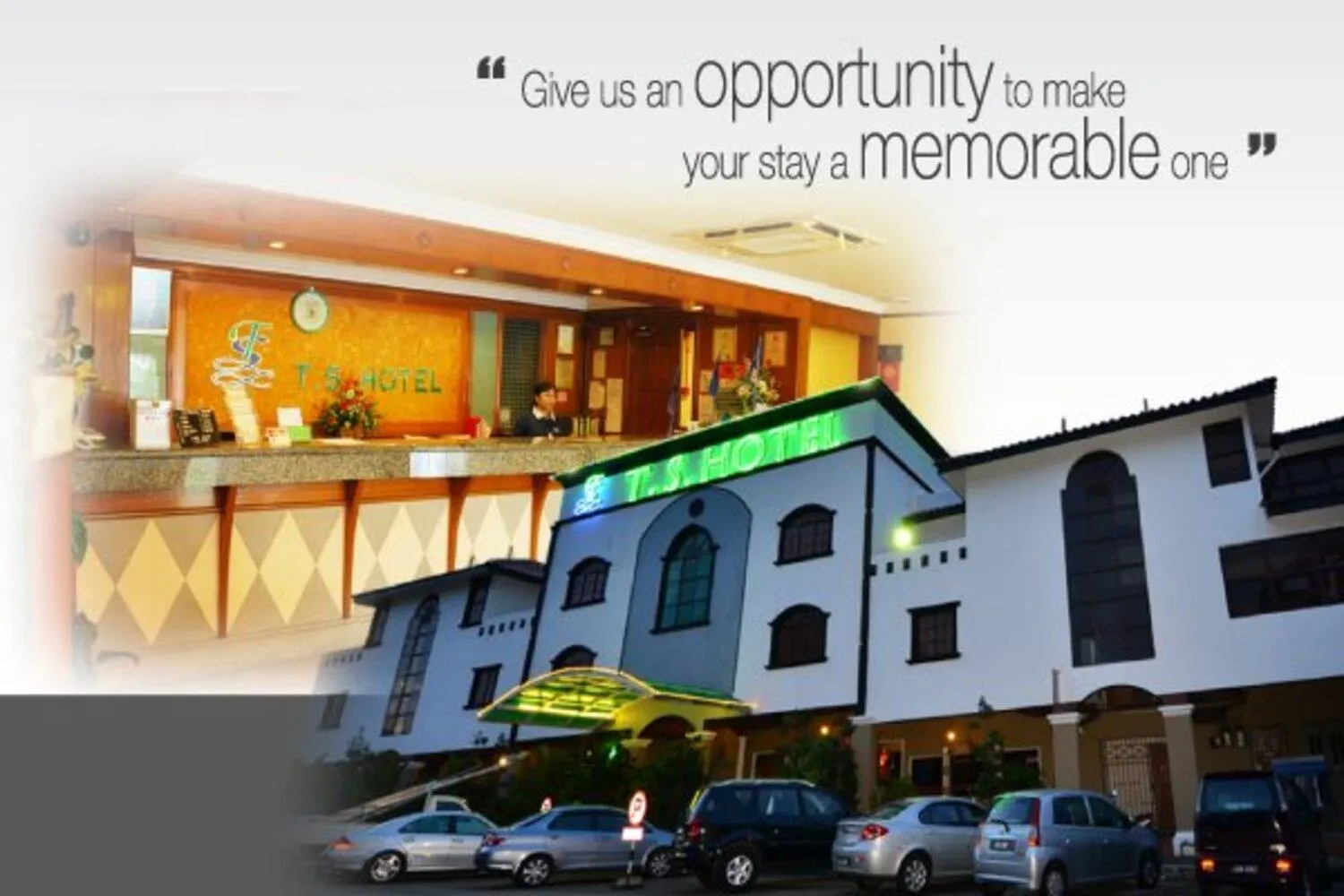 Property logo or sign in TS Hotel - Taman Rinting