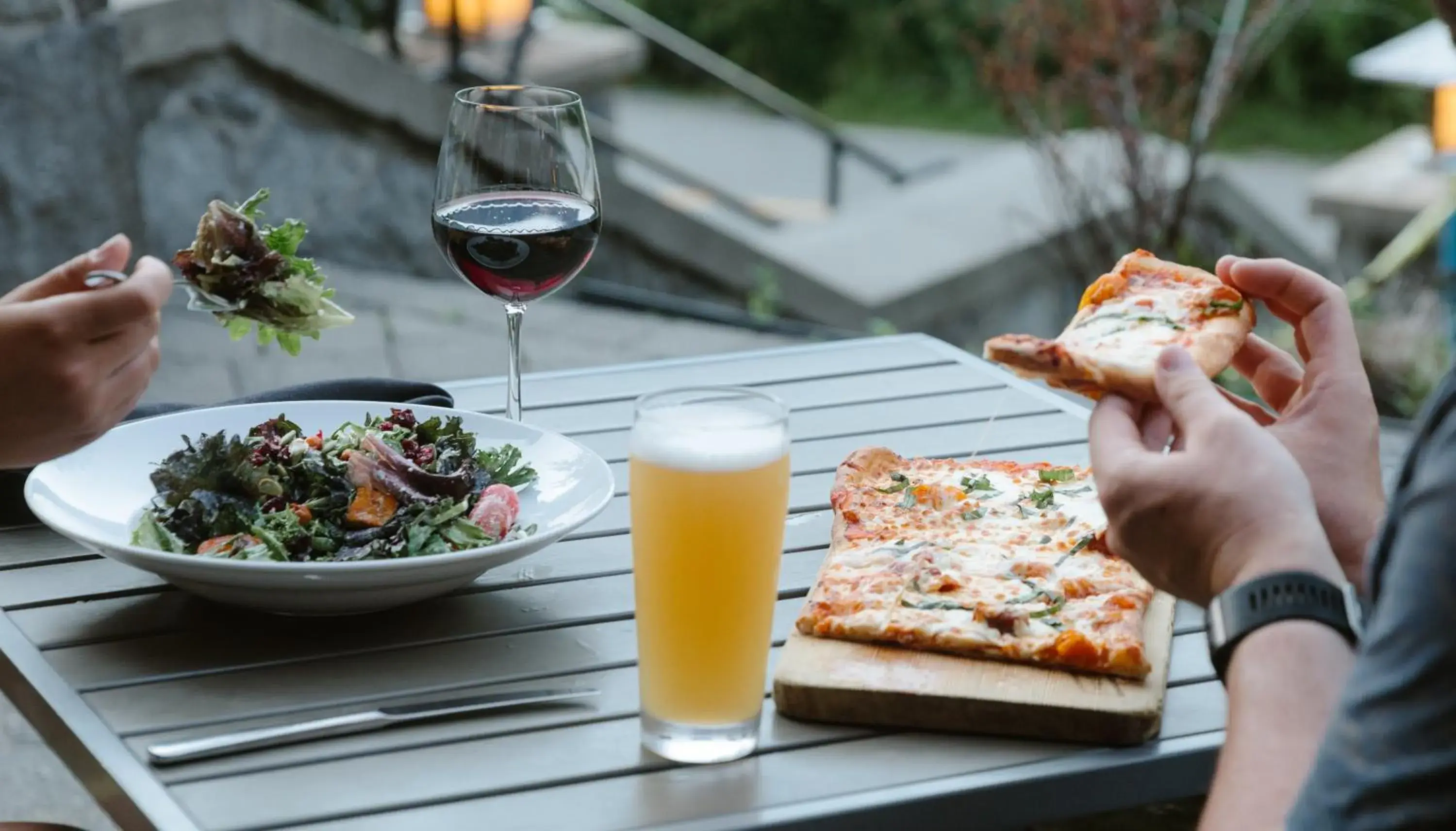 Food and drinks in Nita Lake Lodge Food and drinks in Nita Lake Lodge