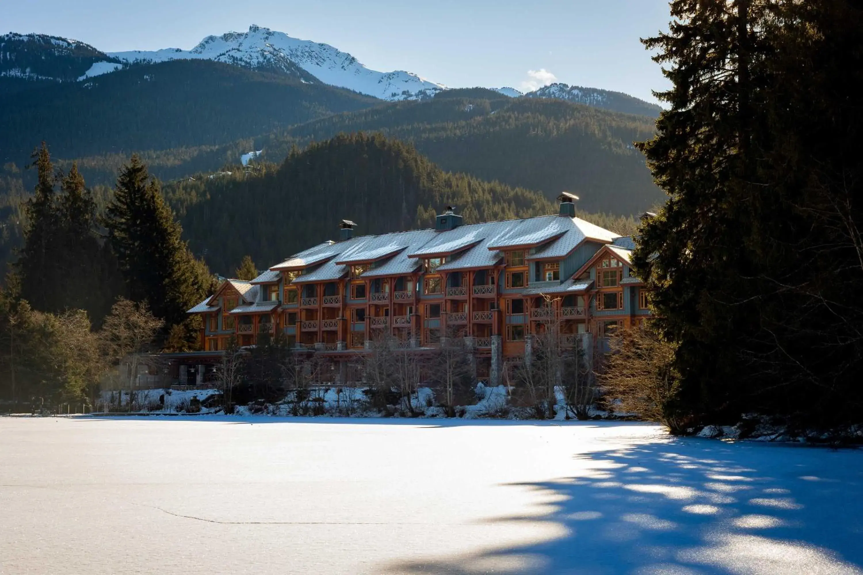 Property building in Nita Lake Lodge Property building in Nita Lake Lodge