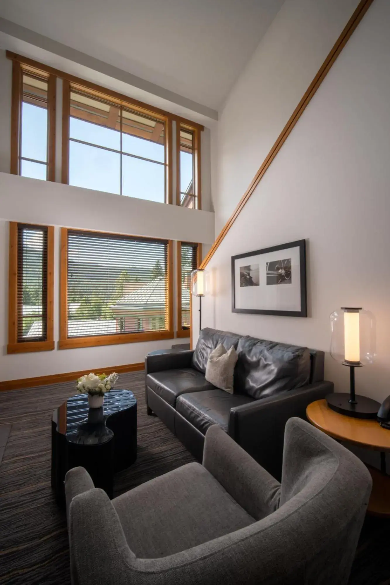 Living room in Nita Lake Lodge Living room in Nita Lake Lodge