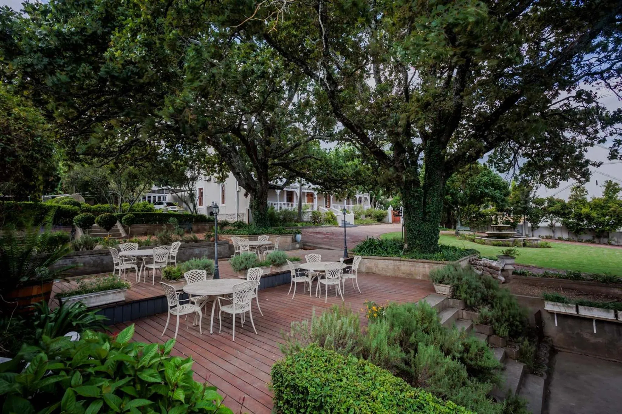 Patio in De Oude Pastorie