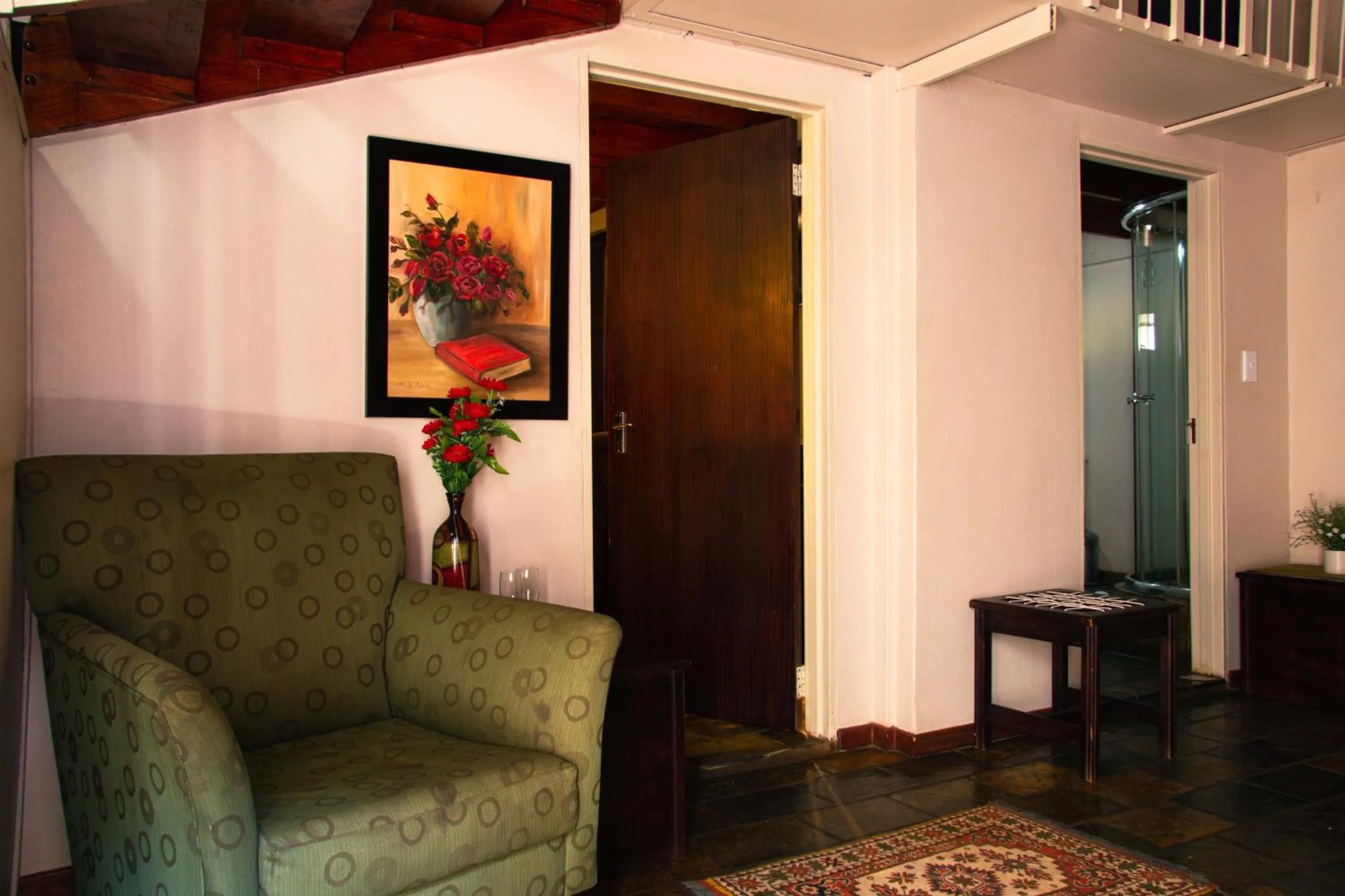 Seating area in Zoete Rust Boutique Hotel