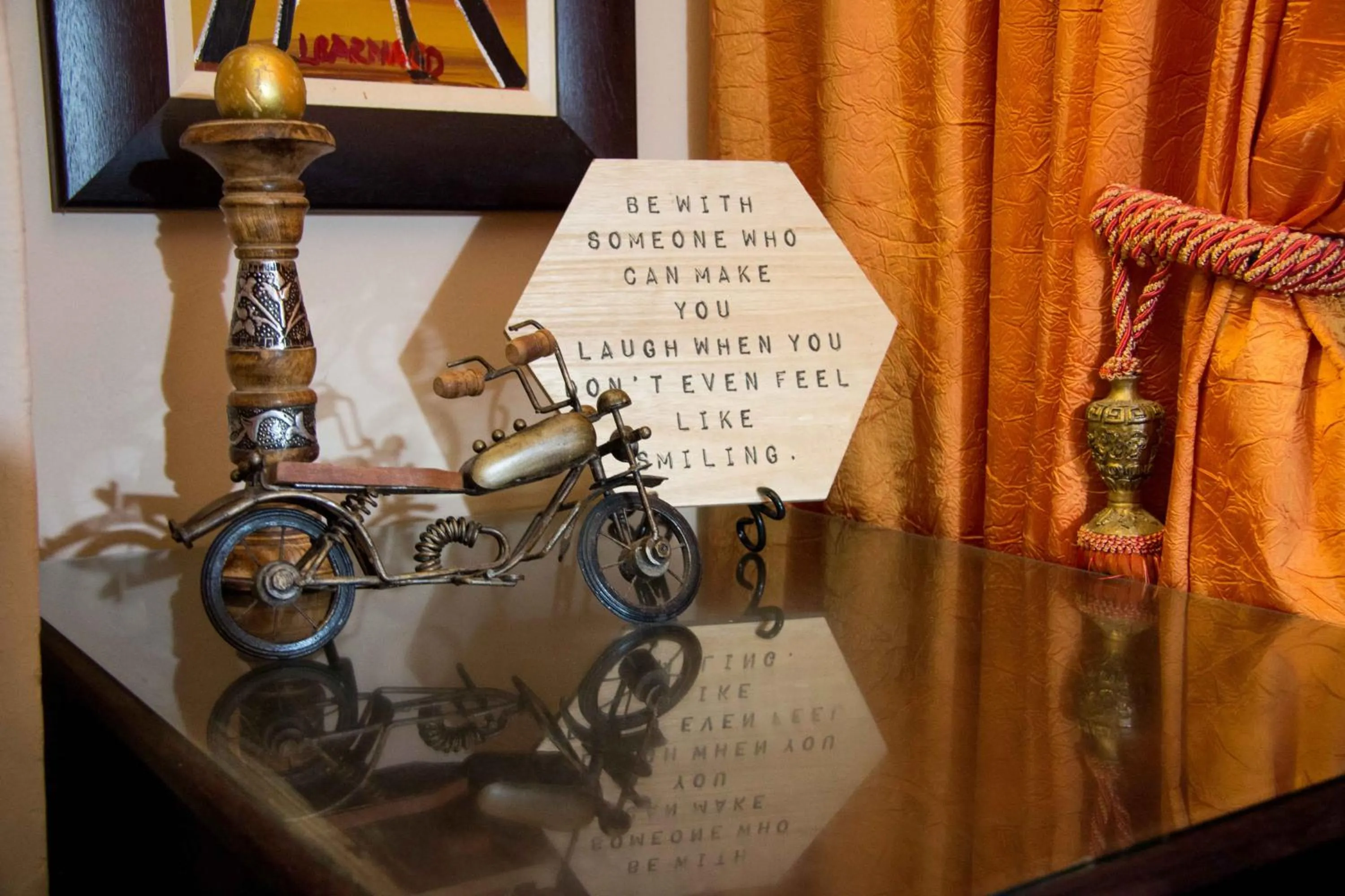 Decorative detail in Zoete Rust Boutique Hotel