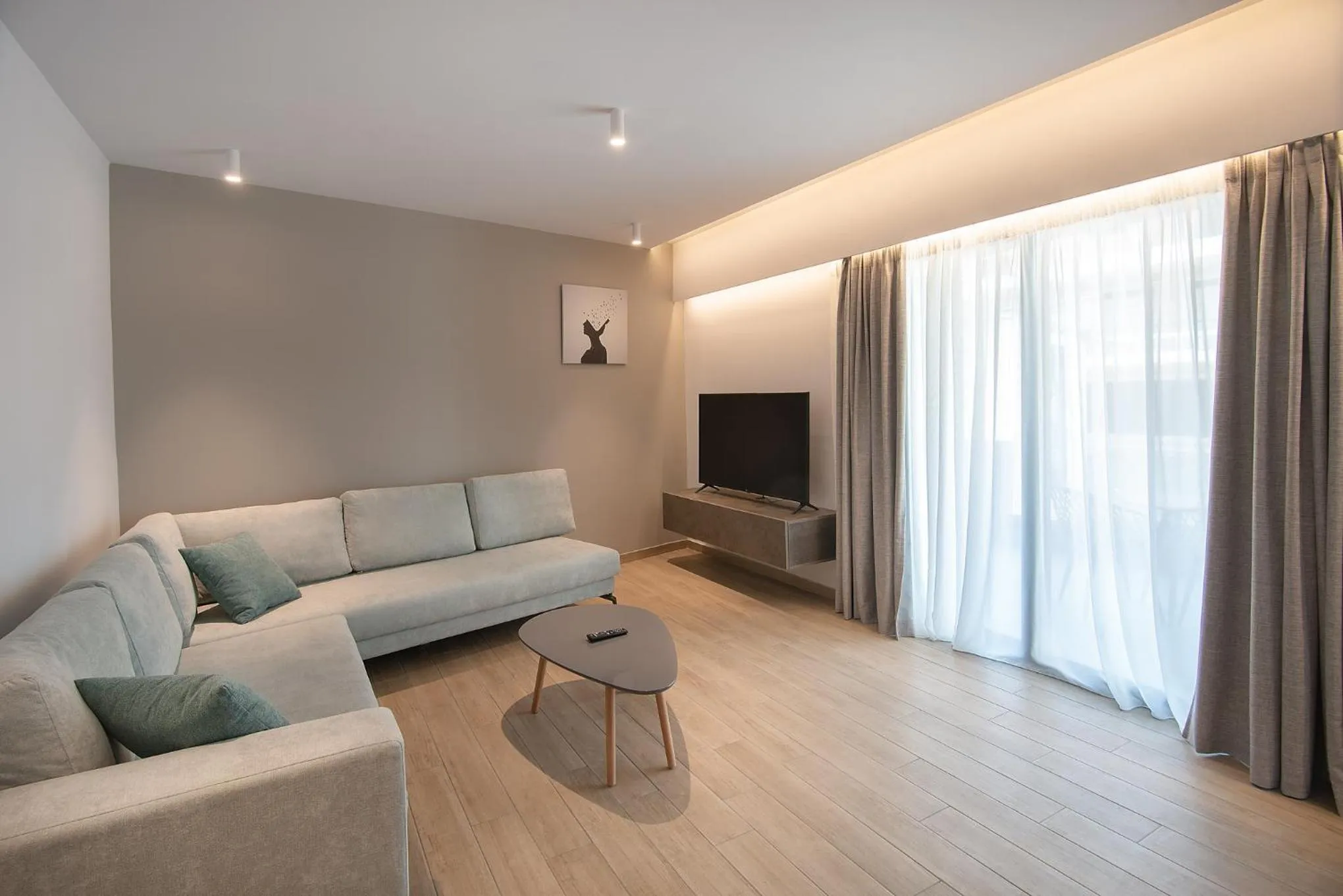 Living room in The Residences Kalamata