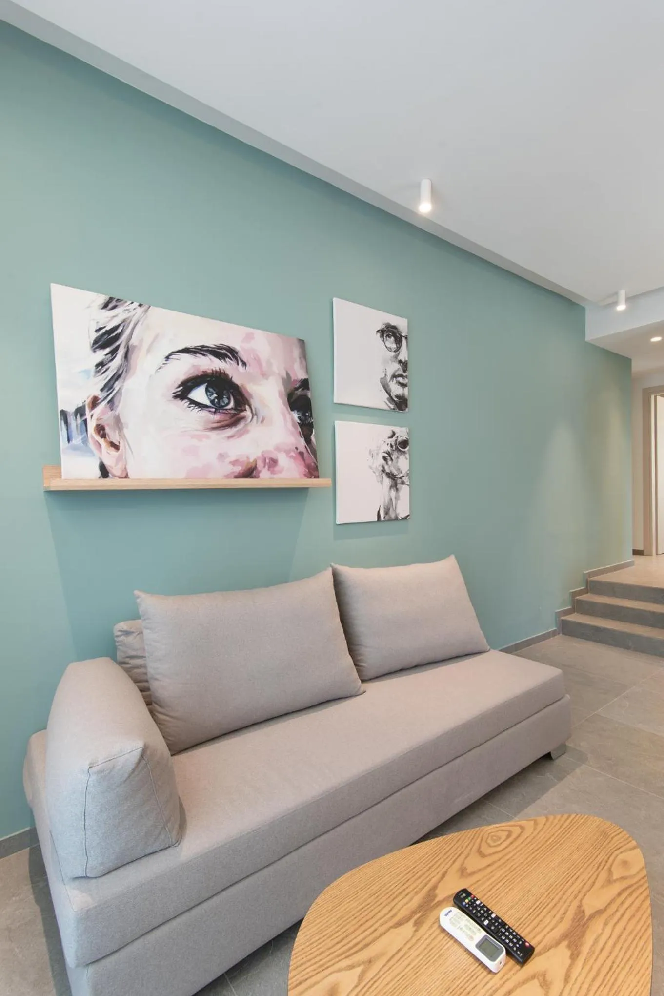 Living room in The Residences Kalamata