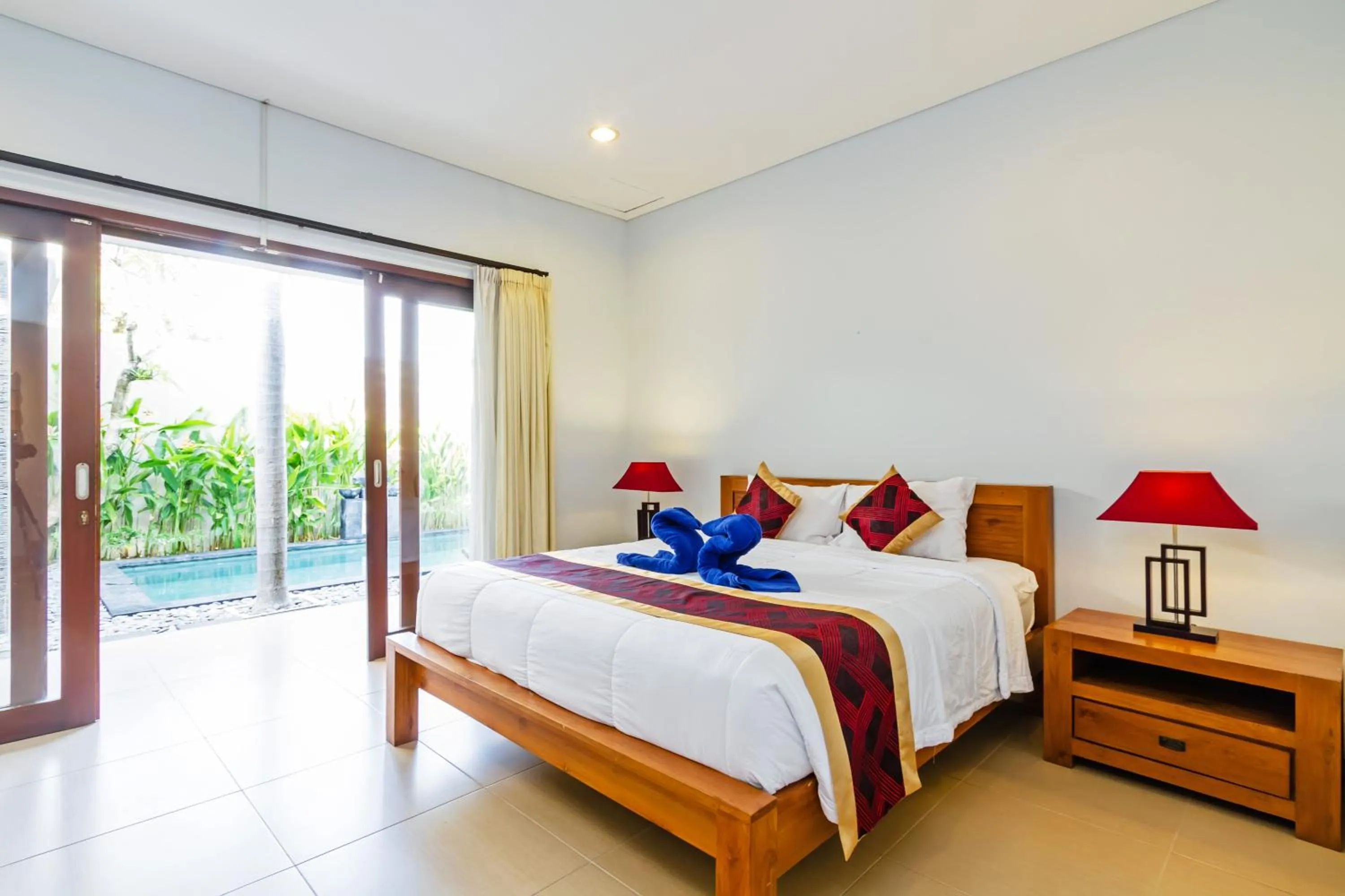 Bed in Pulau Villa Canggu