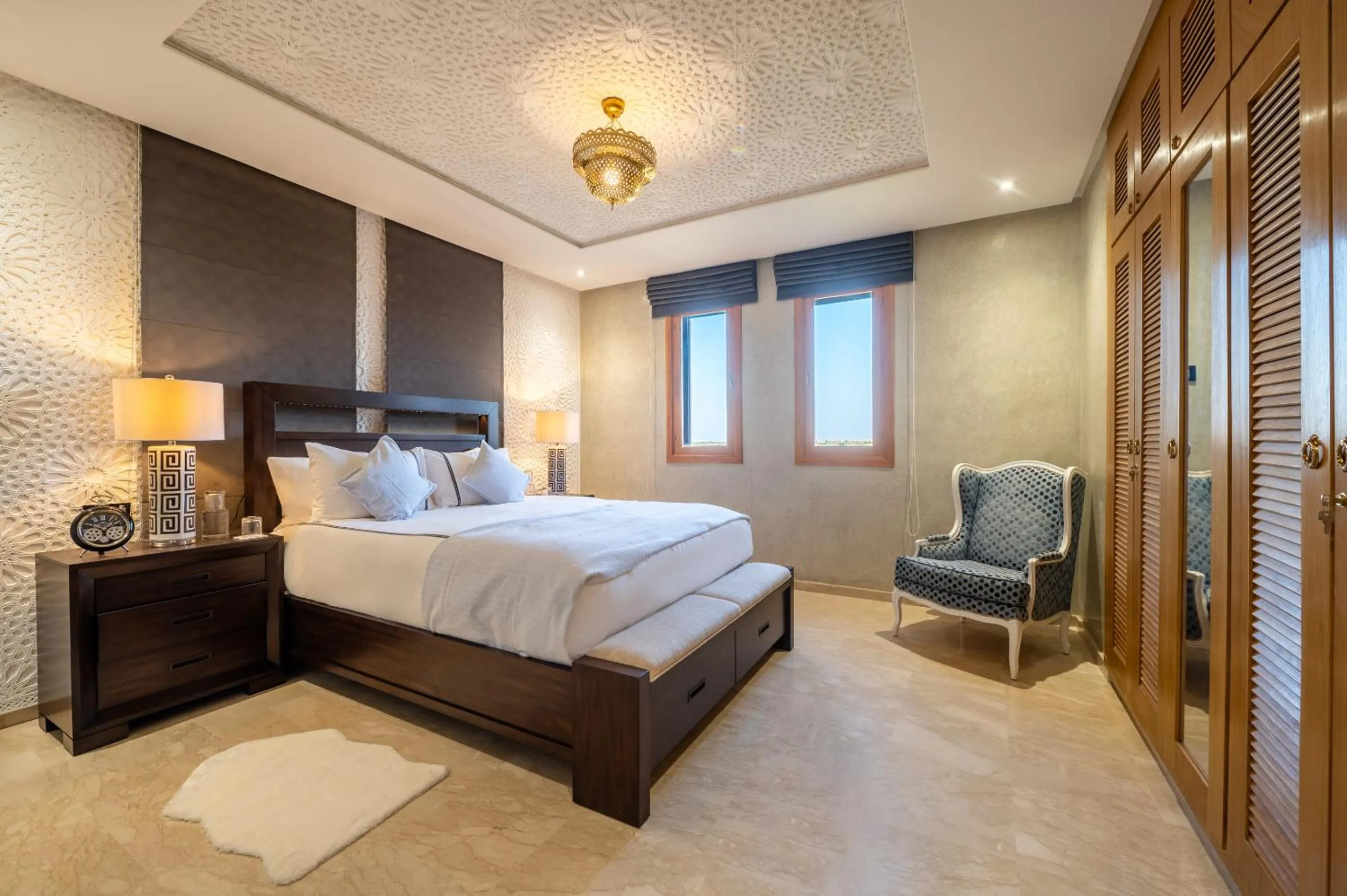 Bedroom, Bed in Villa Dar Laila