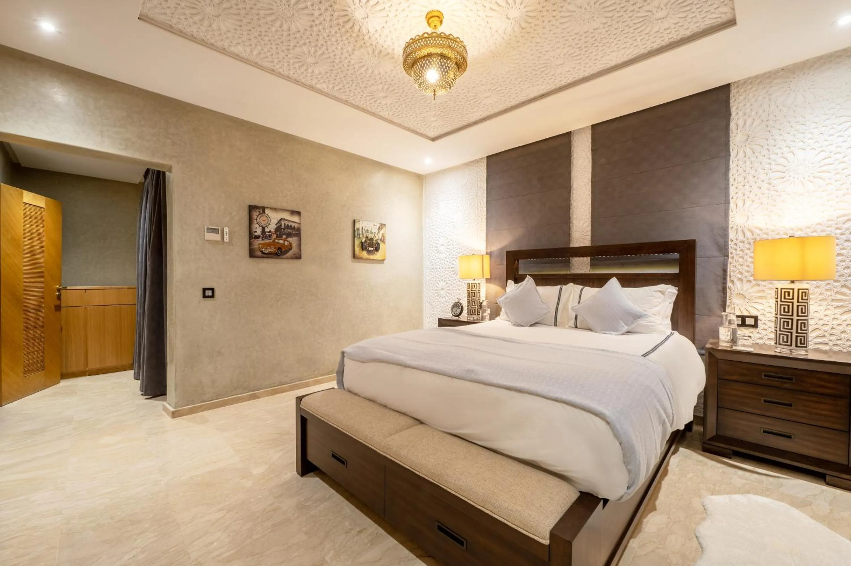 Bedroom, Bed in Villa Dar Laila