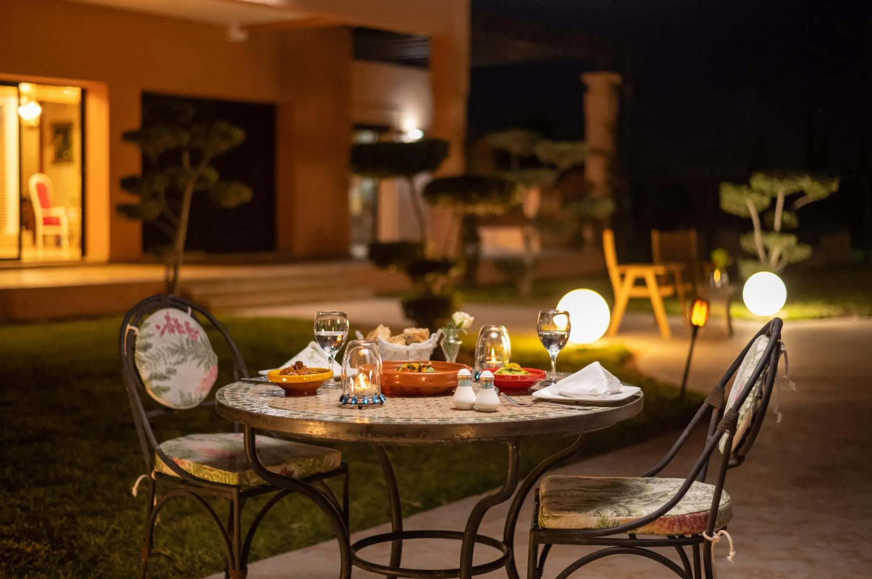 Food and drinks in Villa Dar Laila