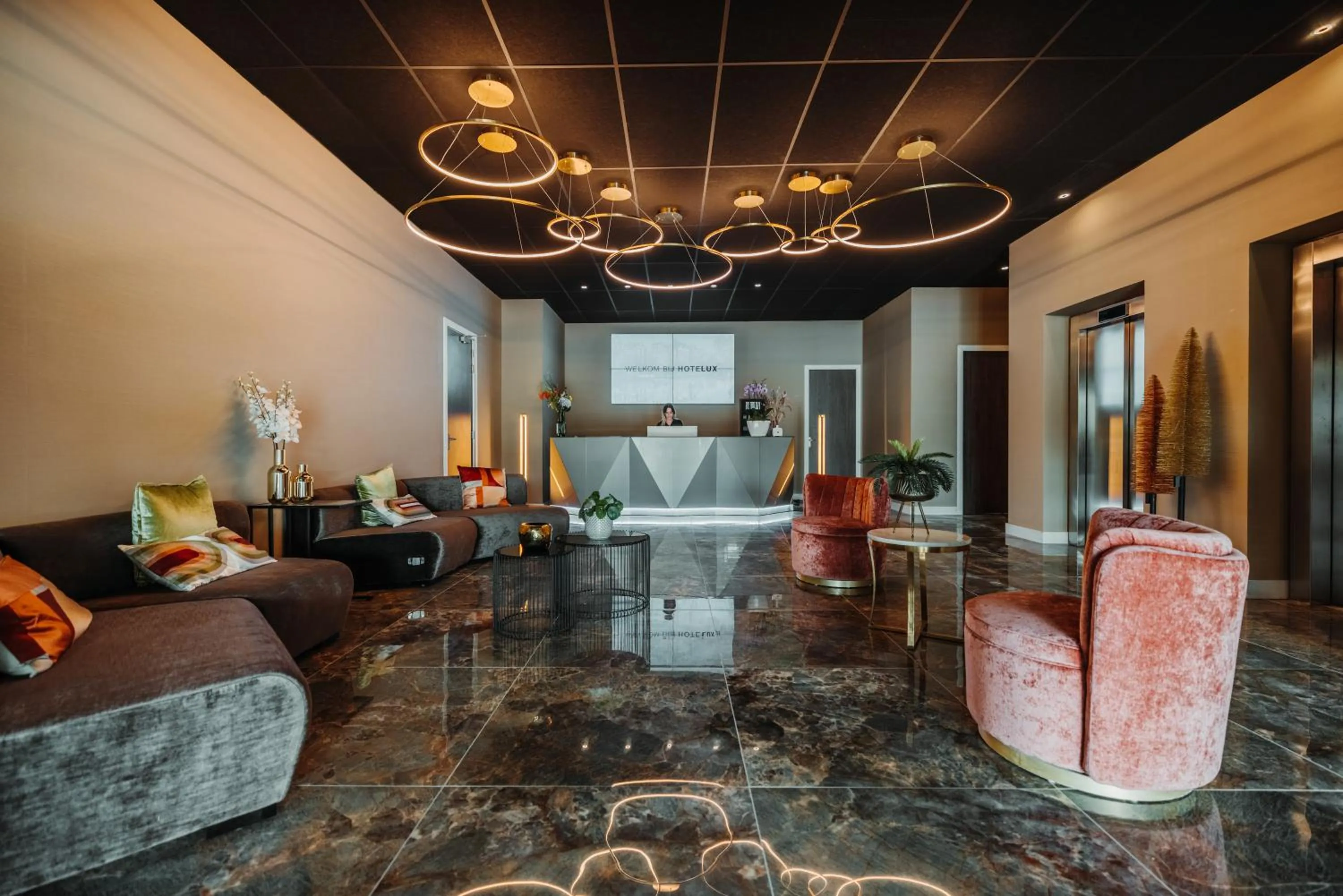 Lobby or reception in HOTELUX Amsterdam Airport Hotel