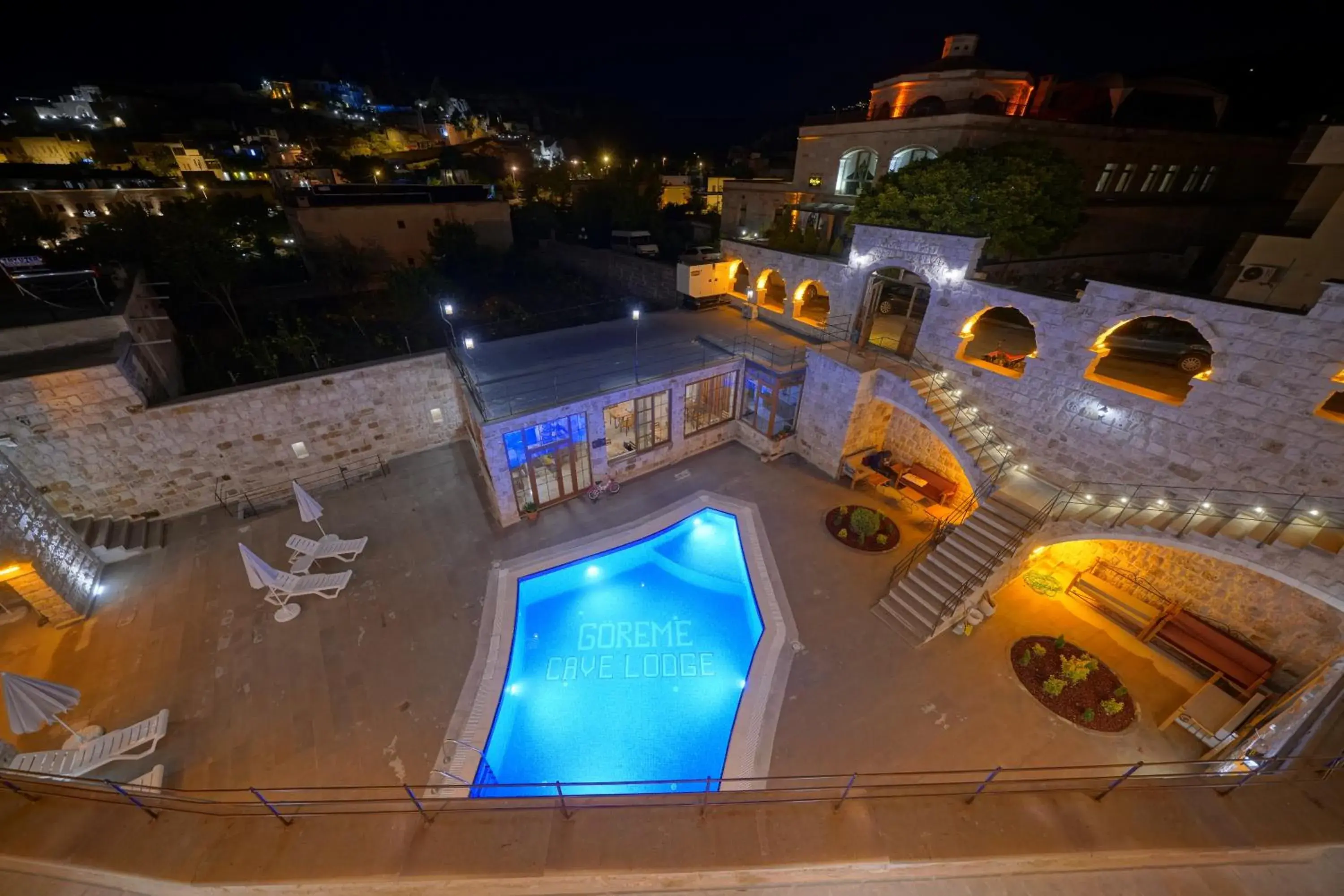 Bird's eye view in Göreme Cave Lodge Bird's eye view in Göreme Cave Lodge