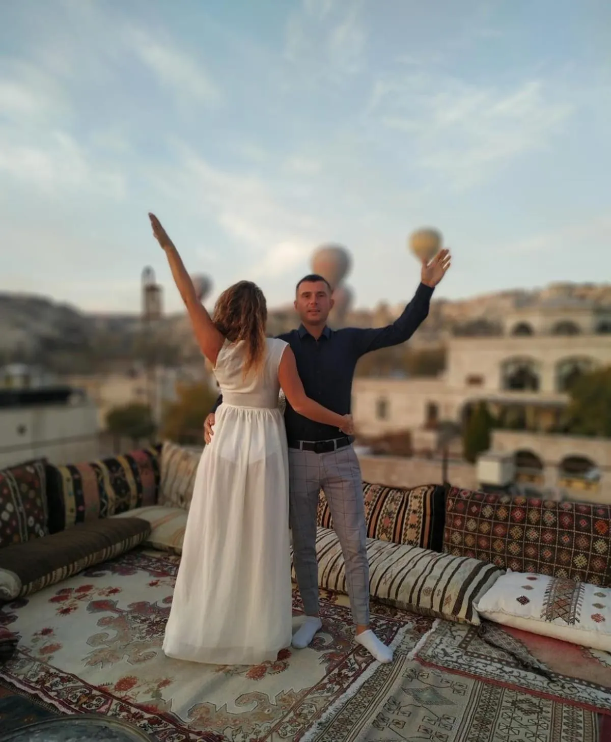 People in Göreme Cave Lodge