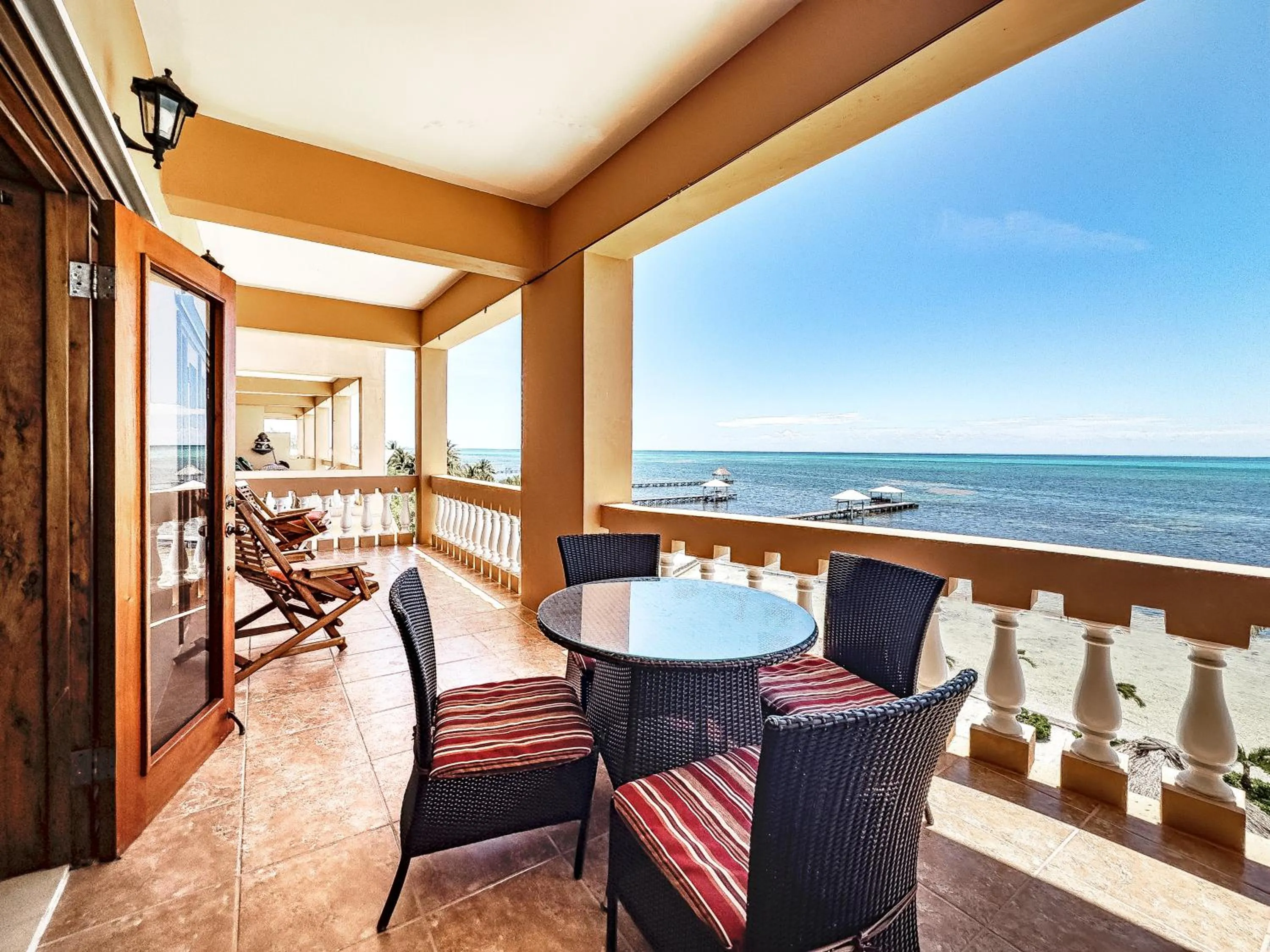 Patio in Hol Chan Reef Resort & Villas
