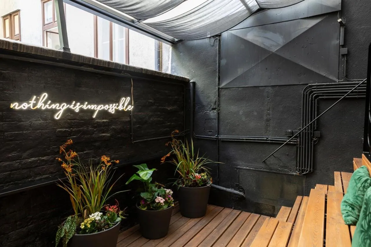 Patio in Hotel Josefine