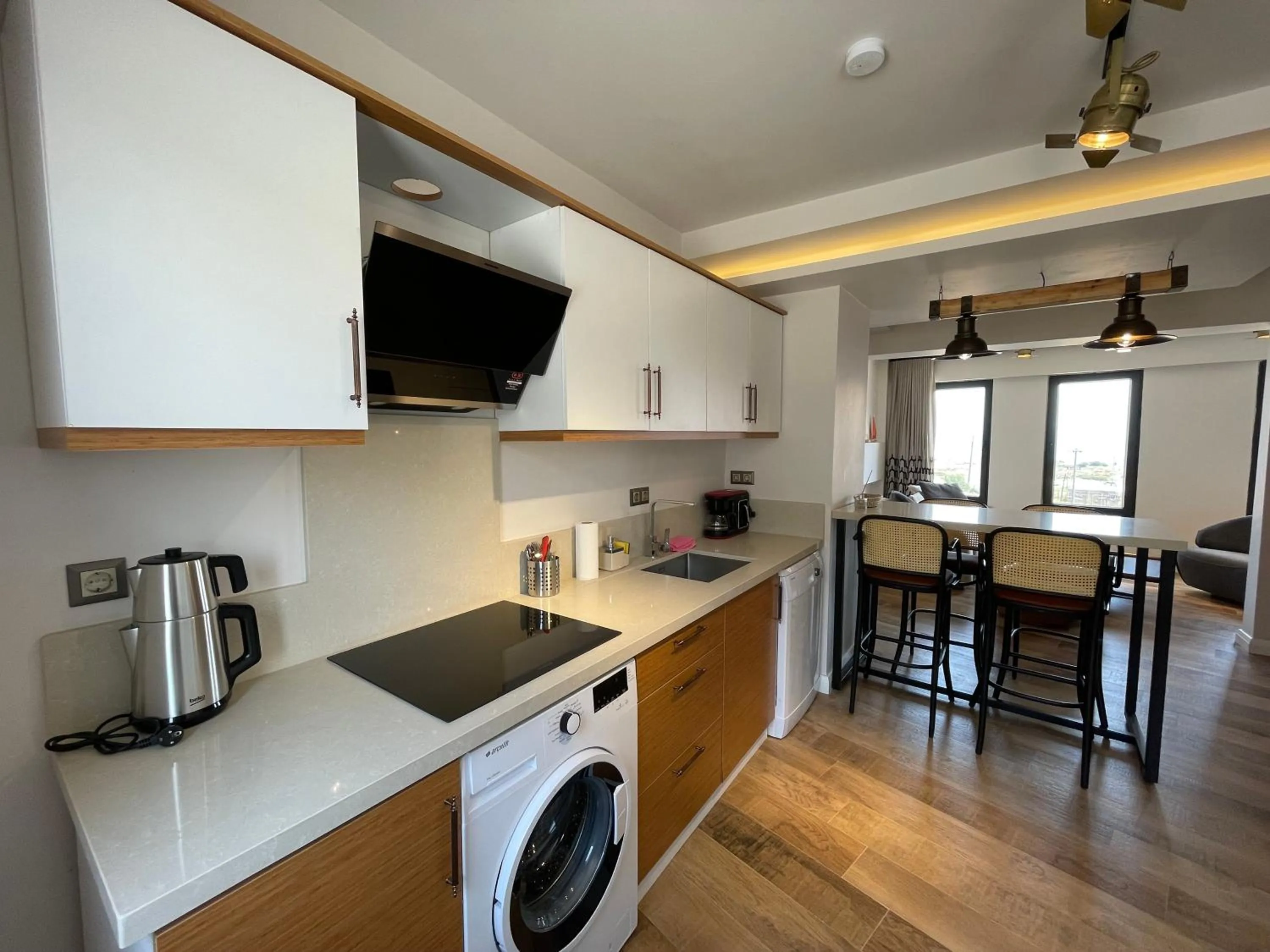 kitchen in Oikos Bozcaada