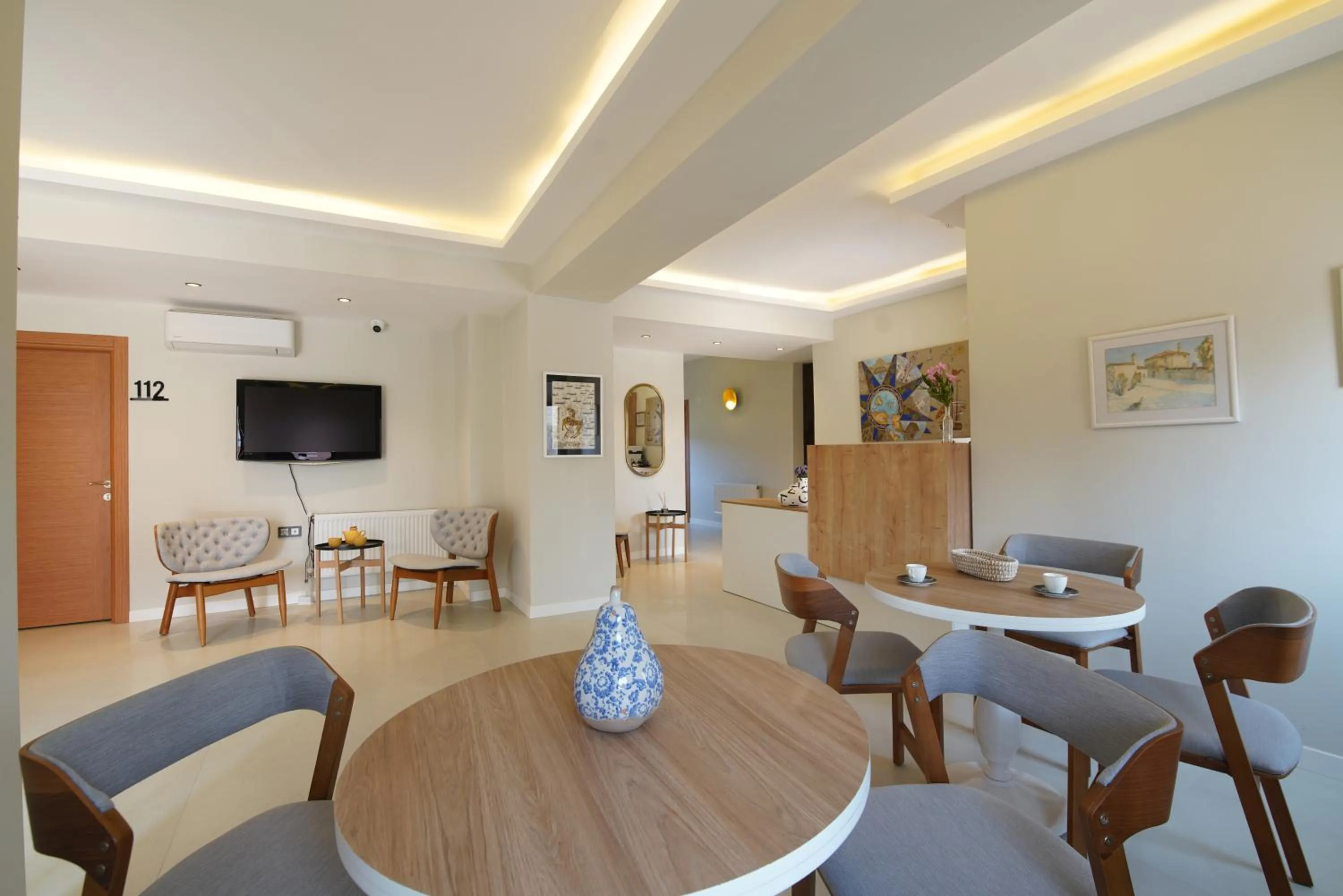 Lobby or reception in Oikos Bozcaada