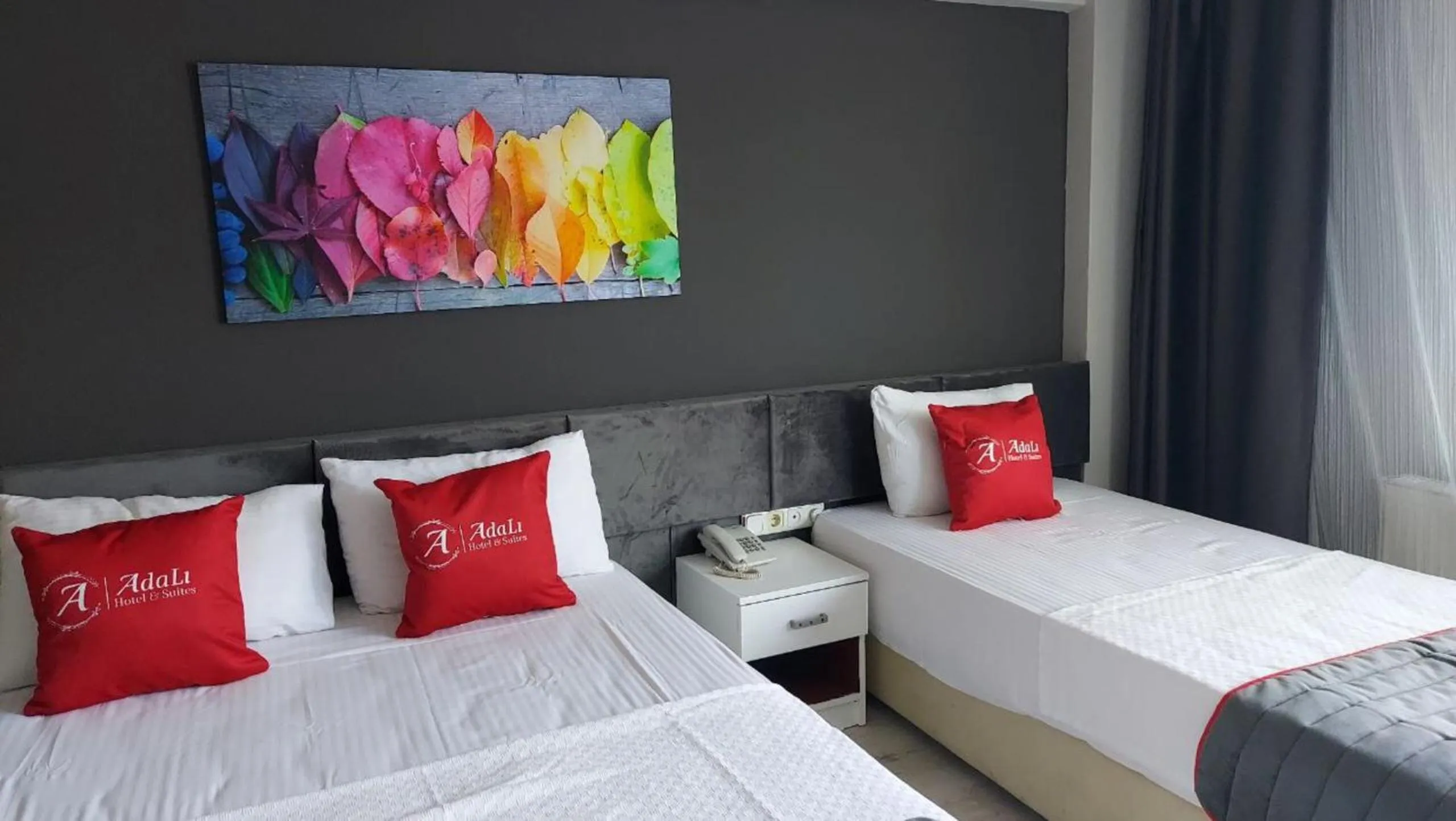 Bed in Adalı Hotel & Suites