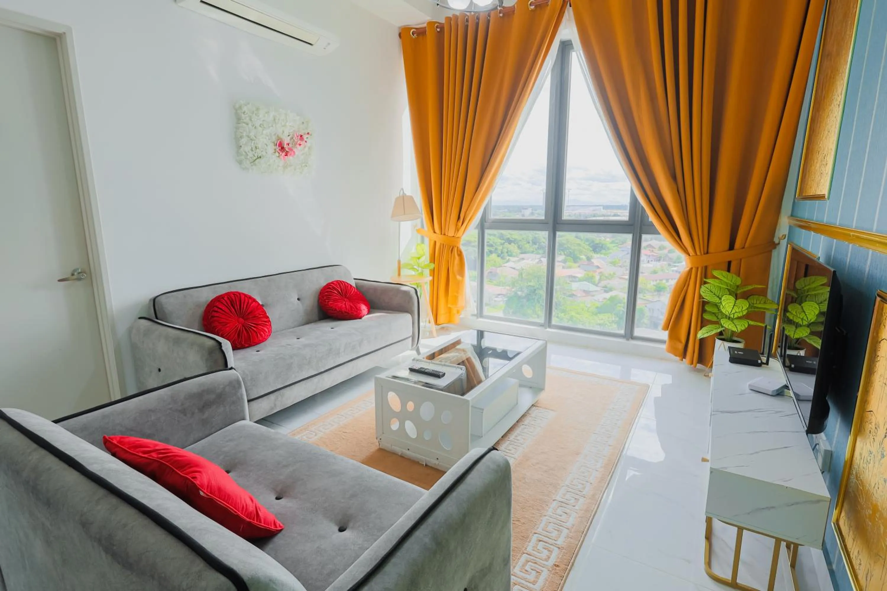 Living room in AAIRA Troika Residence,Kota Bharu