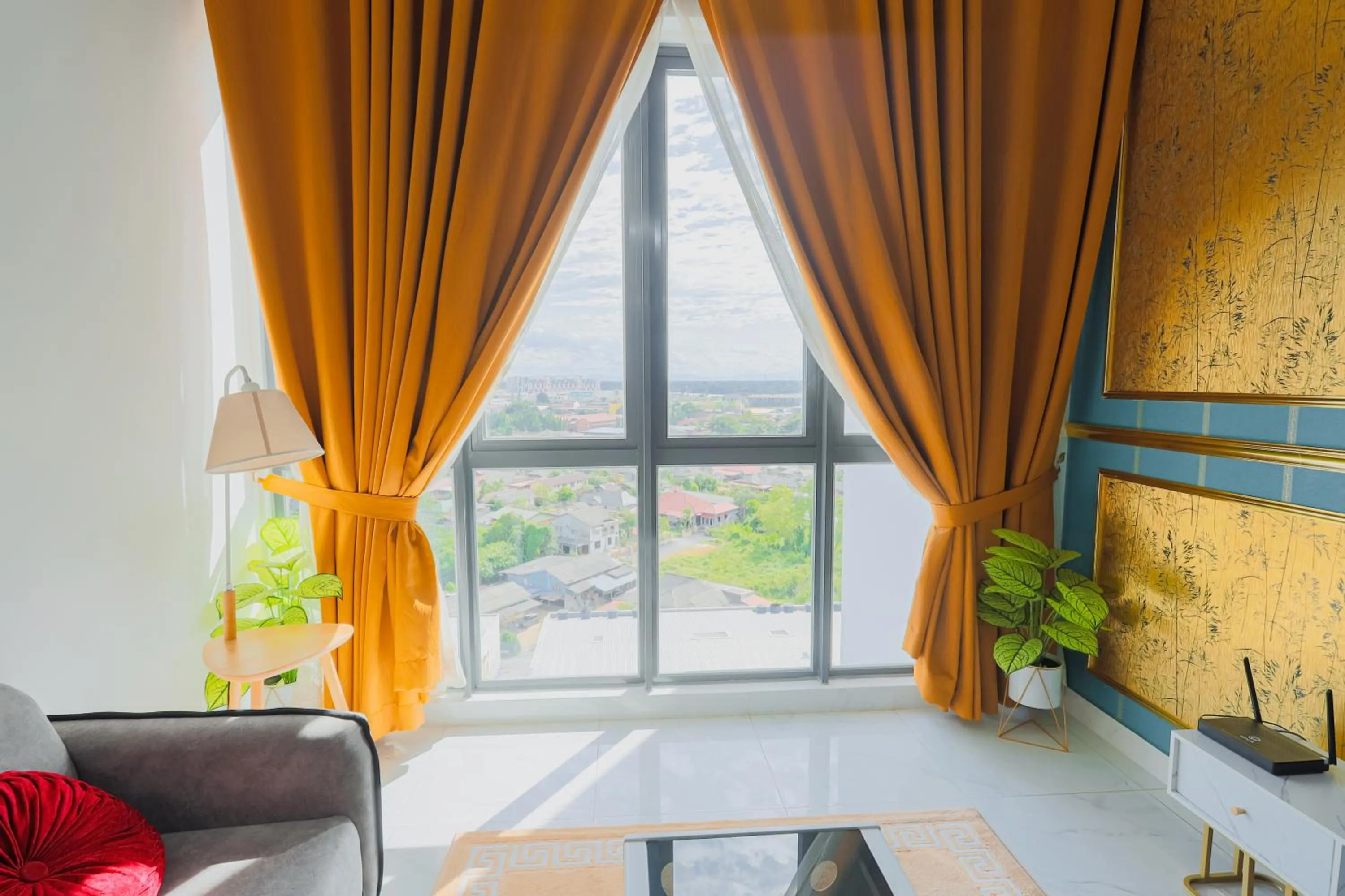 Living room in AAIRA Troika Residence,Kota Bharu