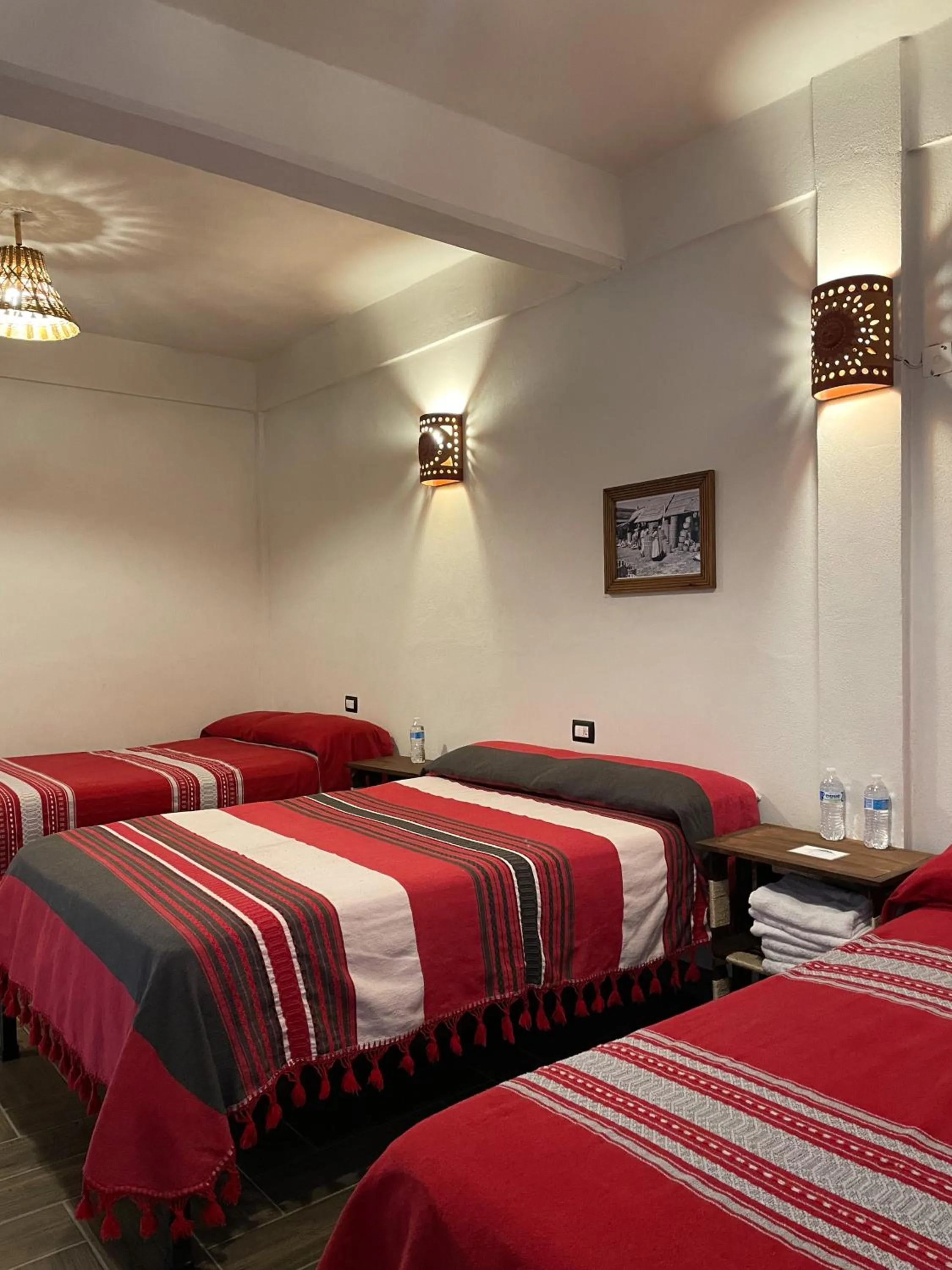 Bed in Hotel Yubazuu