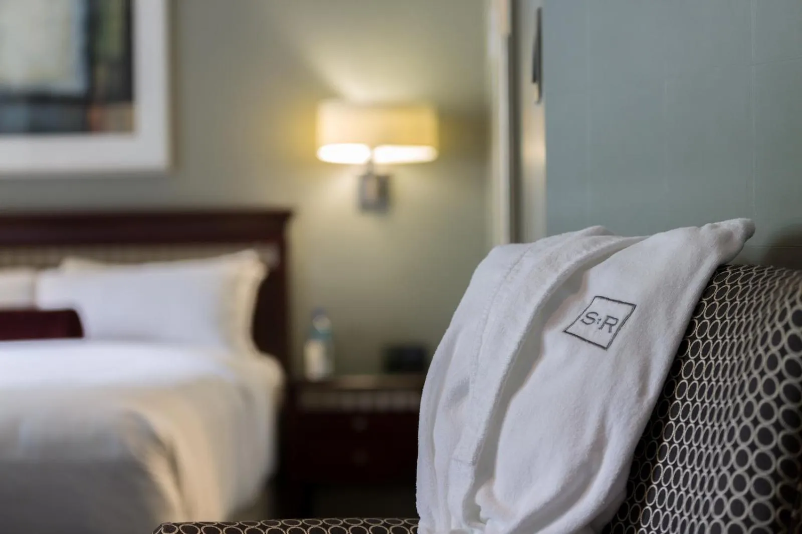 Decorative detail, Bed in The St. Regis Hotel